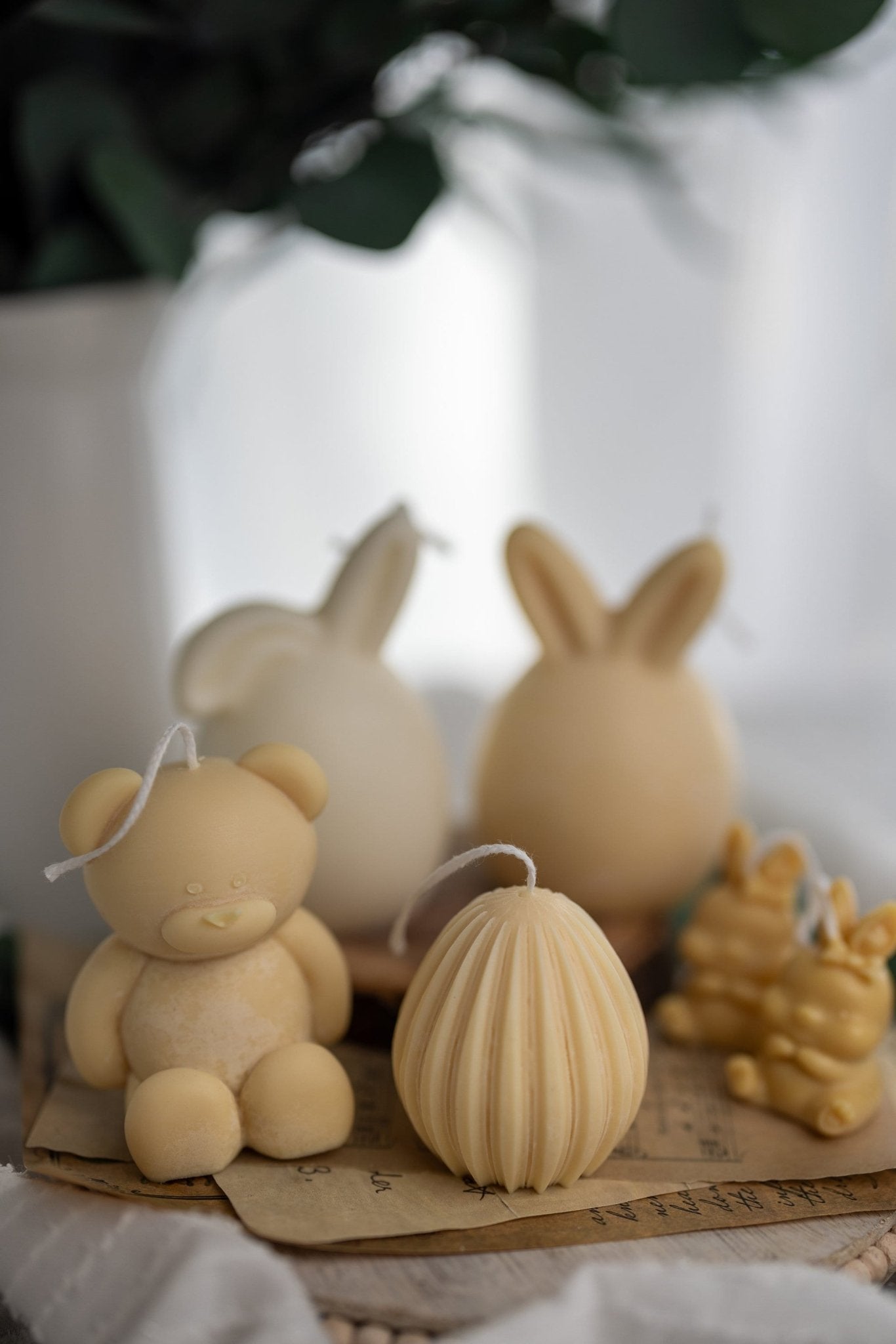 Huge Teddy Bear Candle , Baby Bear Candles , Baby Shower Cute Candles ,