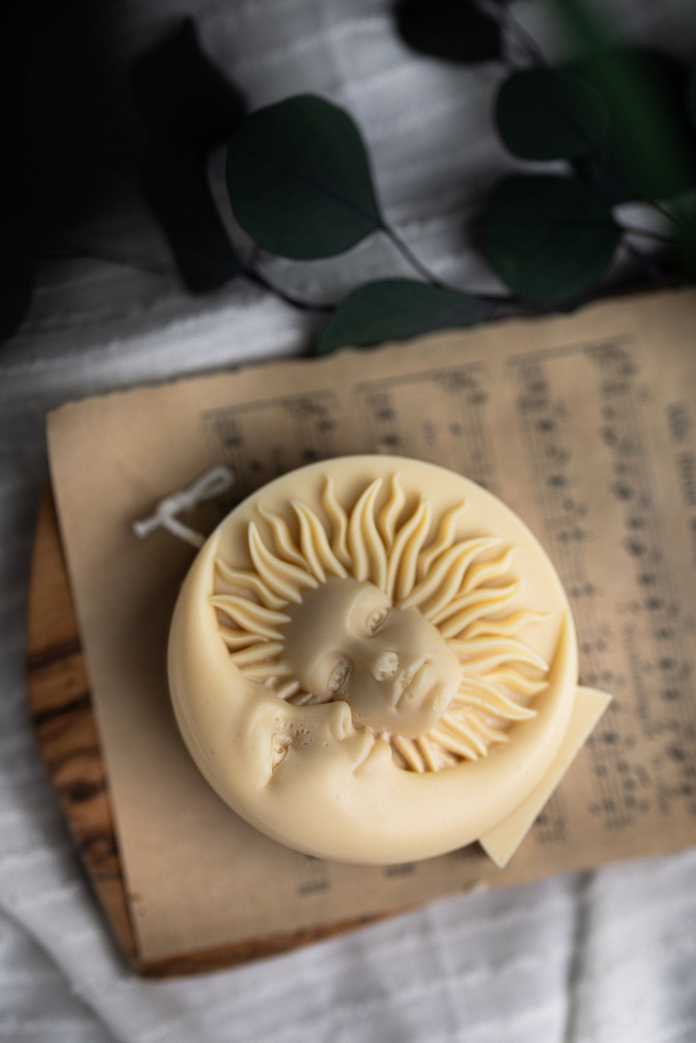 Sun and Moon Large Candle, Couple Candle , Shaped Candle, Moon and Sun Candle