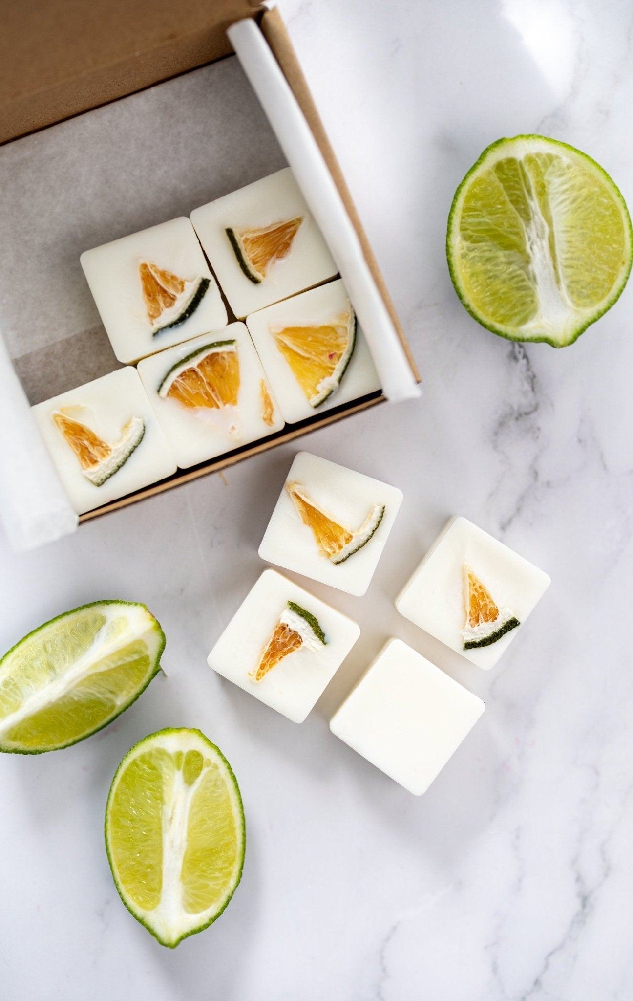 Green LIME Wax Melts , Scented Soy Wax Cubes , Free Shipping on orders over 35