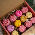 Georges Peony Flower,Blooming peonies. Tea light candle set of four