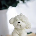 Large Poodle Candle , 3D Dog Candle,Handmade with 100% Soy Wax, Puppy Candle