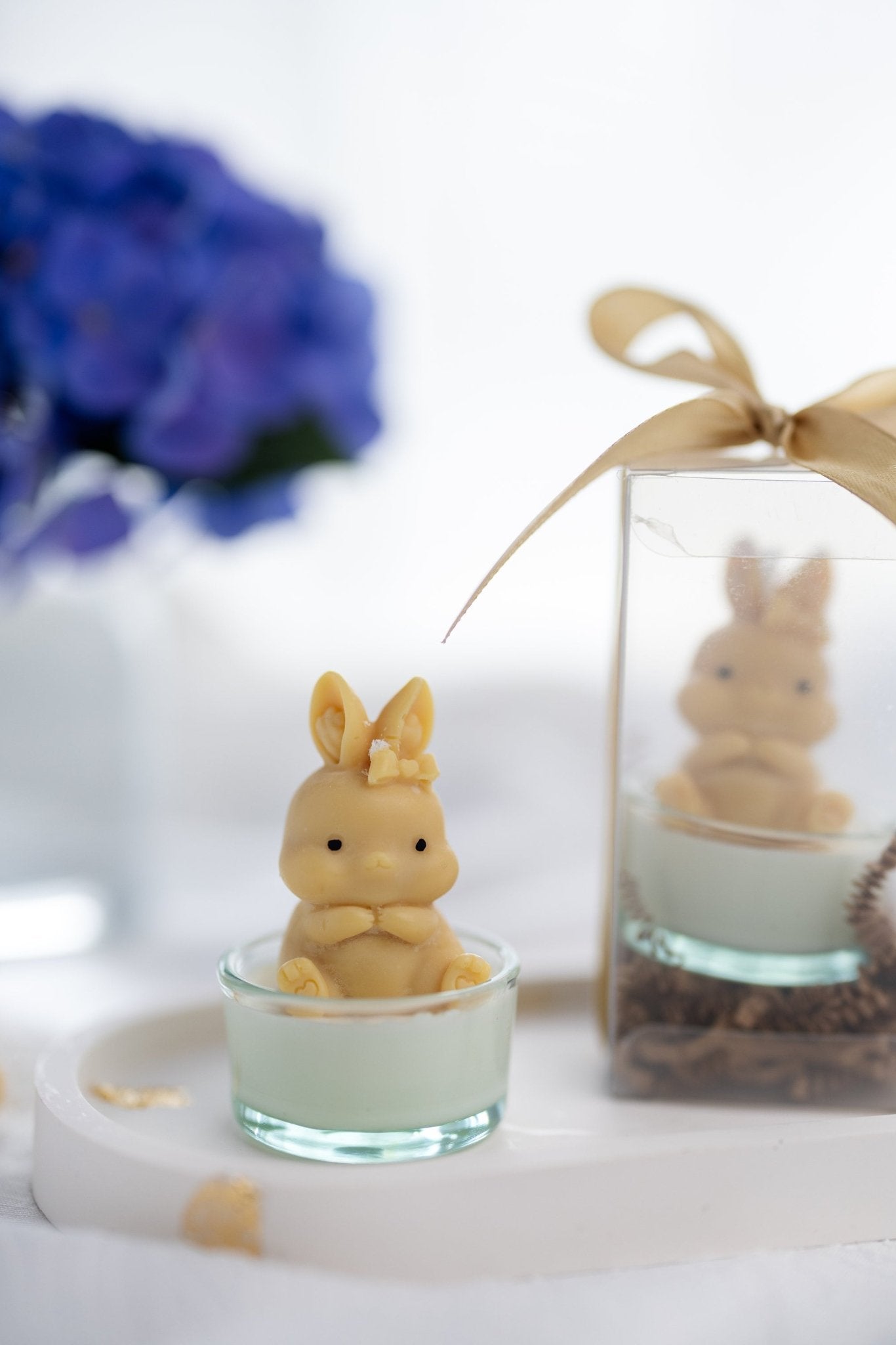 Mini Cute Bunny Candle Favors , Perfect for Easter Parties , Mimi Bunny Candles for Baby Showers & Birthdays
