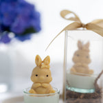 Mini Cute Bunny Candle Favors , Perfect for Easter Parties , Mimi Bunny Candles for Baby Showers & Birthdays
