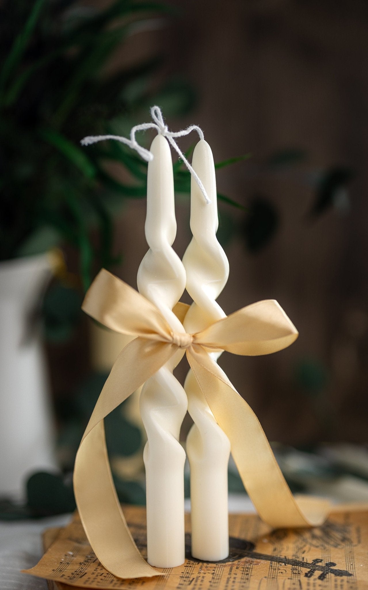 Twisted Spiral Candle /Taper Candles /Dinner Table/Weeding Candles /Any Color /Soy Wax Candles