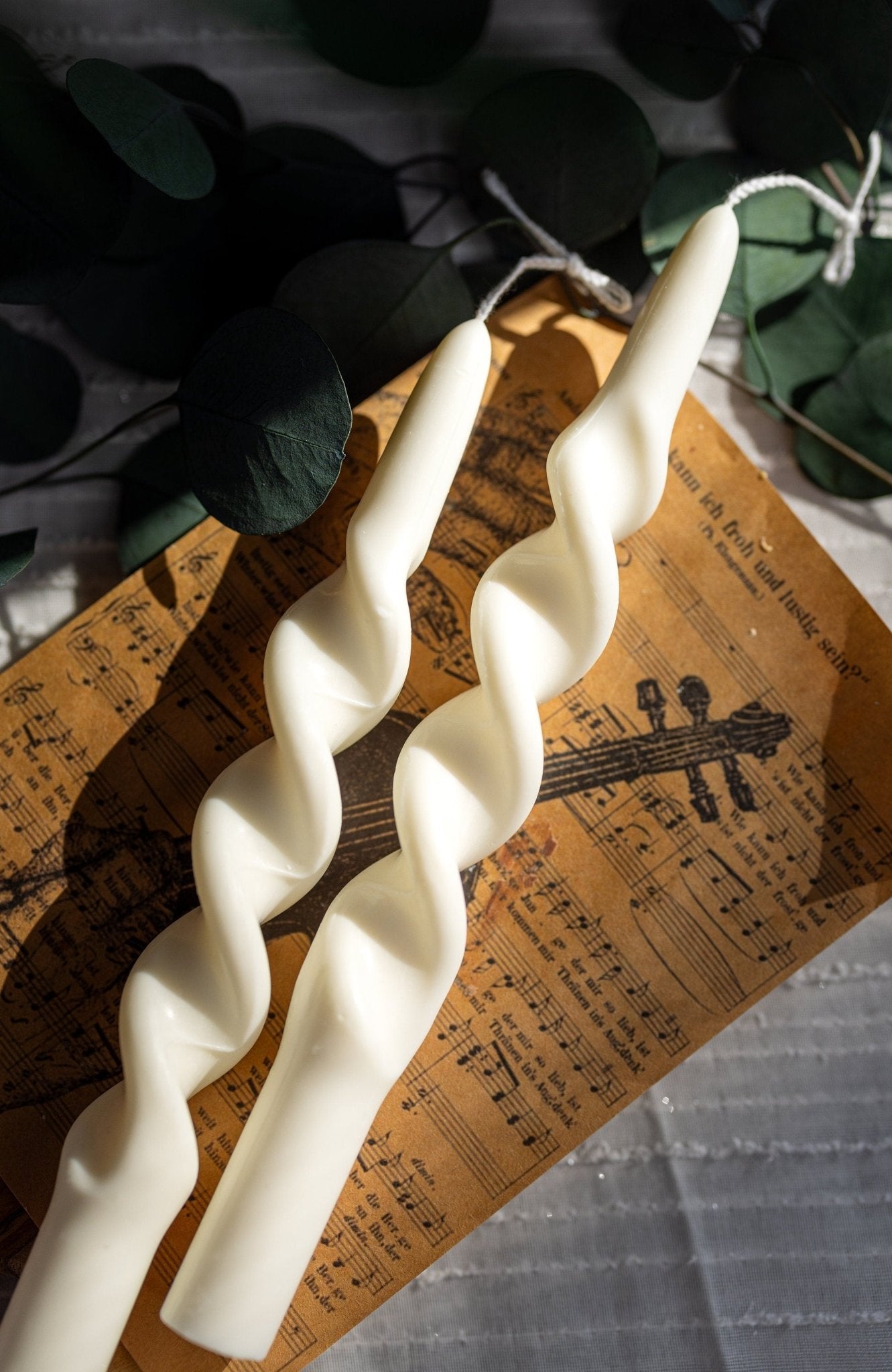 Twisted Spiral Candle /Taper Candles /Dinner Table/Weeding Candles /Any Color /Soy Wax Candles