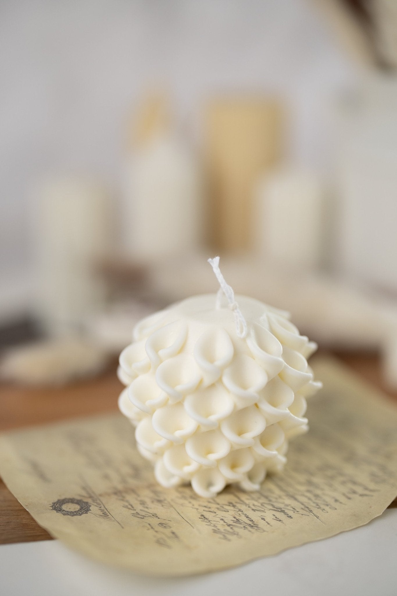 Irregular Geometric Wave Candle /Modern Candle /Unique Design Aesthetic Candle/ Decorative Candle /Flower Candle