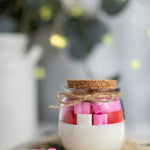 Hearts candle | Candy Hearts Candle| Conversation Hearts candle| Love candle| Valentines day candle | soy candle | gifts