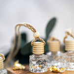 Beautiful Car Diffuser/ Air Freshener/Dimond Car Diffuser /With Real GOLD Flakes /Car accessories for women/men/Luxury/ Spring/Summer