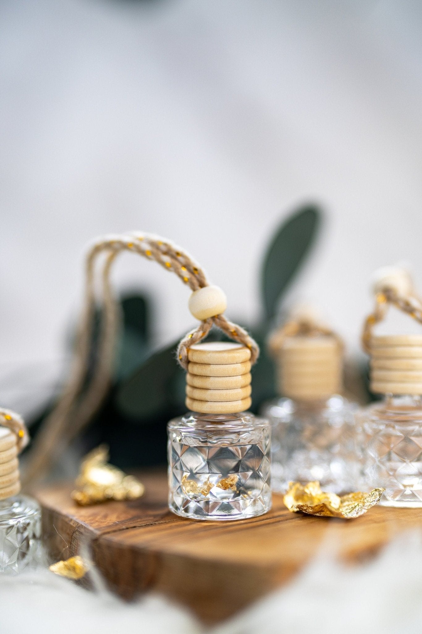 Beautiful Car Diffuser/ Air Freshener/Dimond Car Diffuser /With Real GOLD Flakes /Car accessories for women/men/Luxury/ Spring/Summer