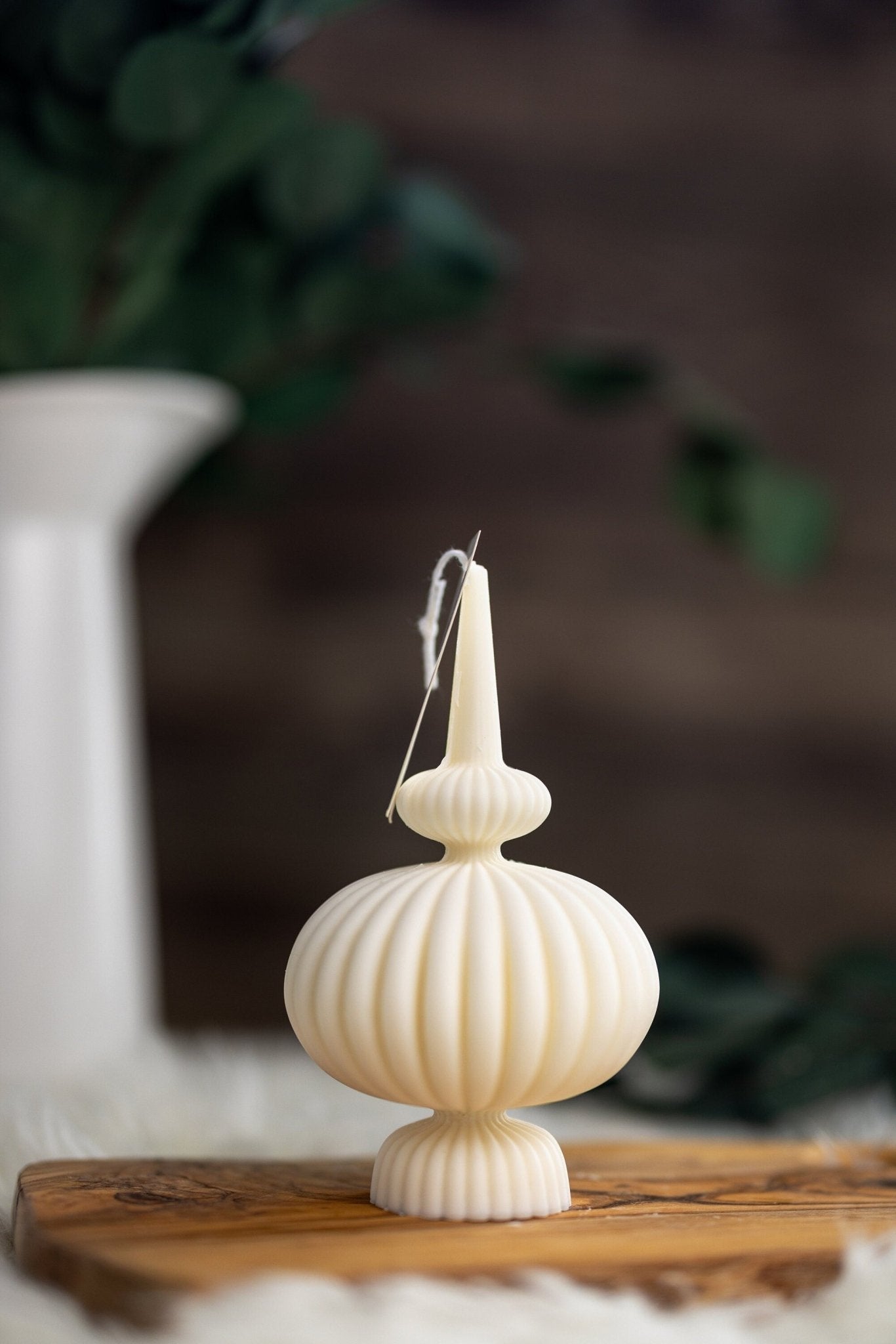 Vase Shaped Sculptural Candle/Tapper Candle /Unique Candle /Handmade with natural real soy wax