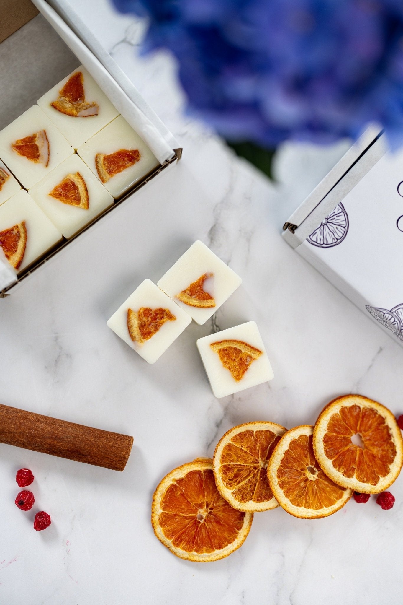 Amazing High Scent Wax Melts , Orange & Cranberry Make with 100% Natural Soy Wax