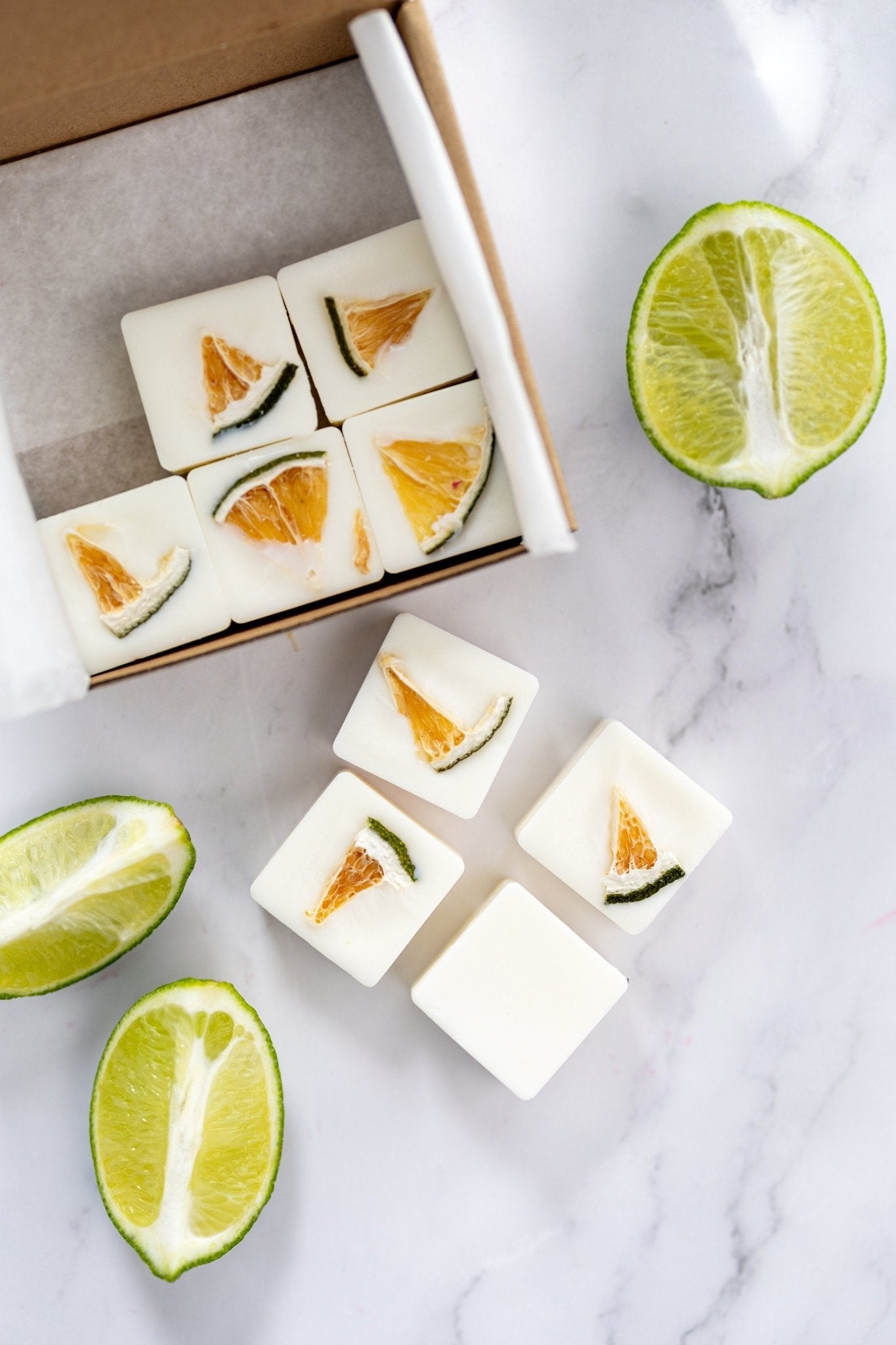 Green LIME Wax Melts , Scented Soy Wax Cubes , Free Shipping on orders over 35