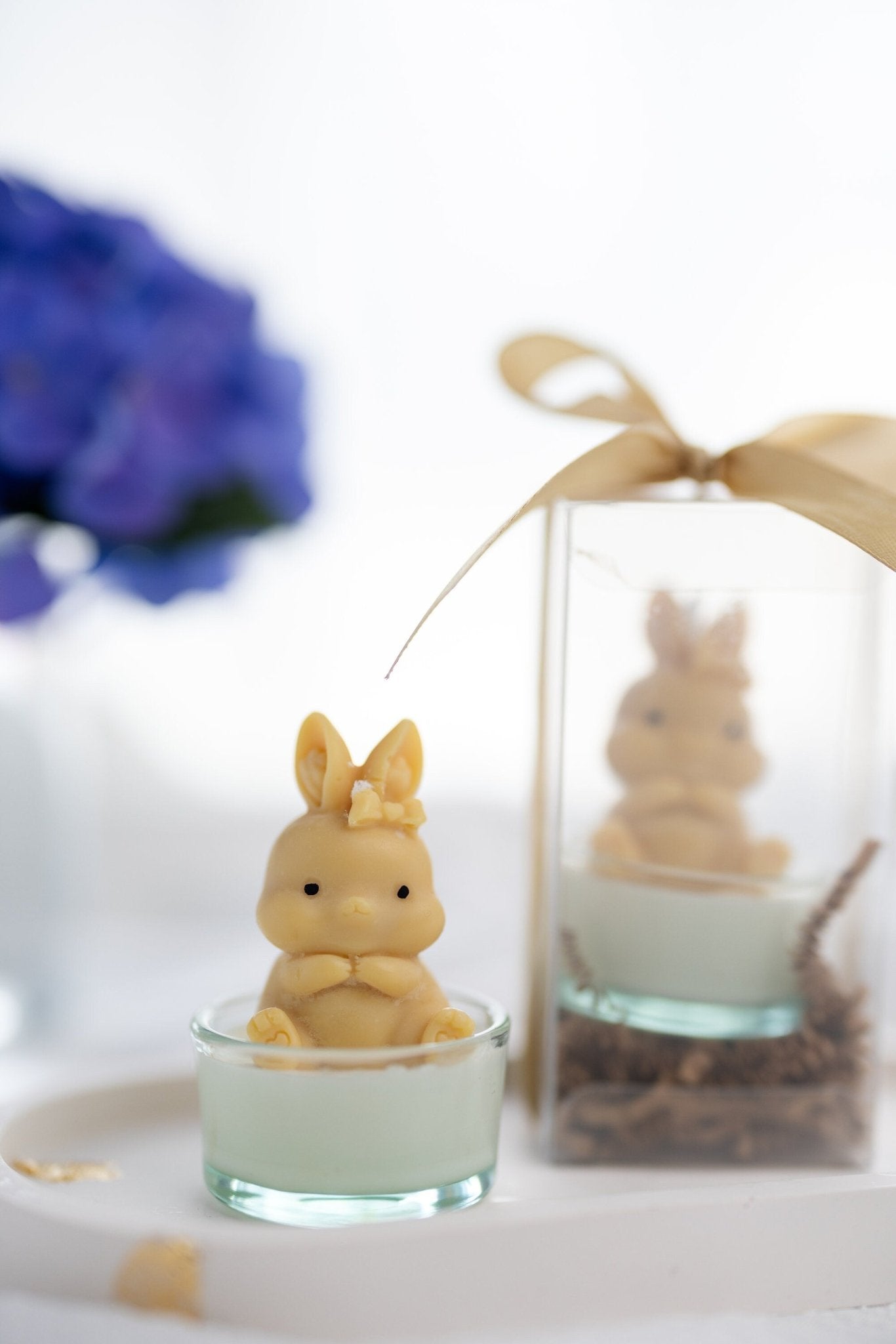 Mini Cute Bunny Candle Favors , Perfect for Easter Parties , Mimi Bunny Candles for Baby Showers & Birthdays