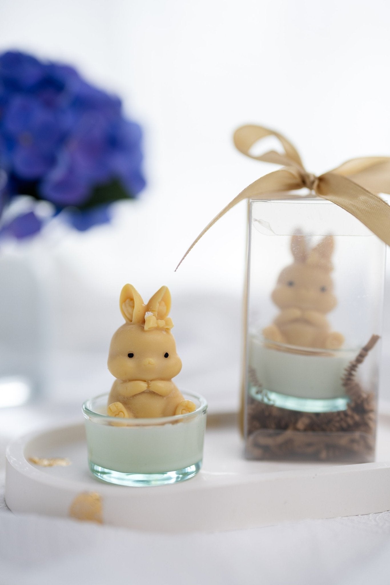 Mini Cute Bunny Candle Favors , Perfect for Easter Parties , Mimi Bunny Candles for Baby Showers & Birthdays