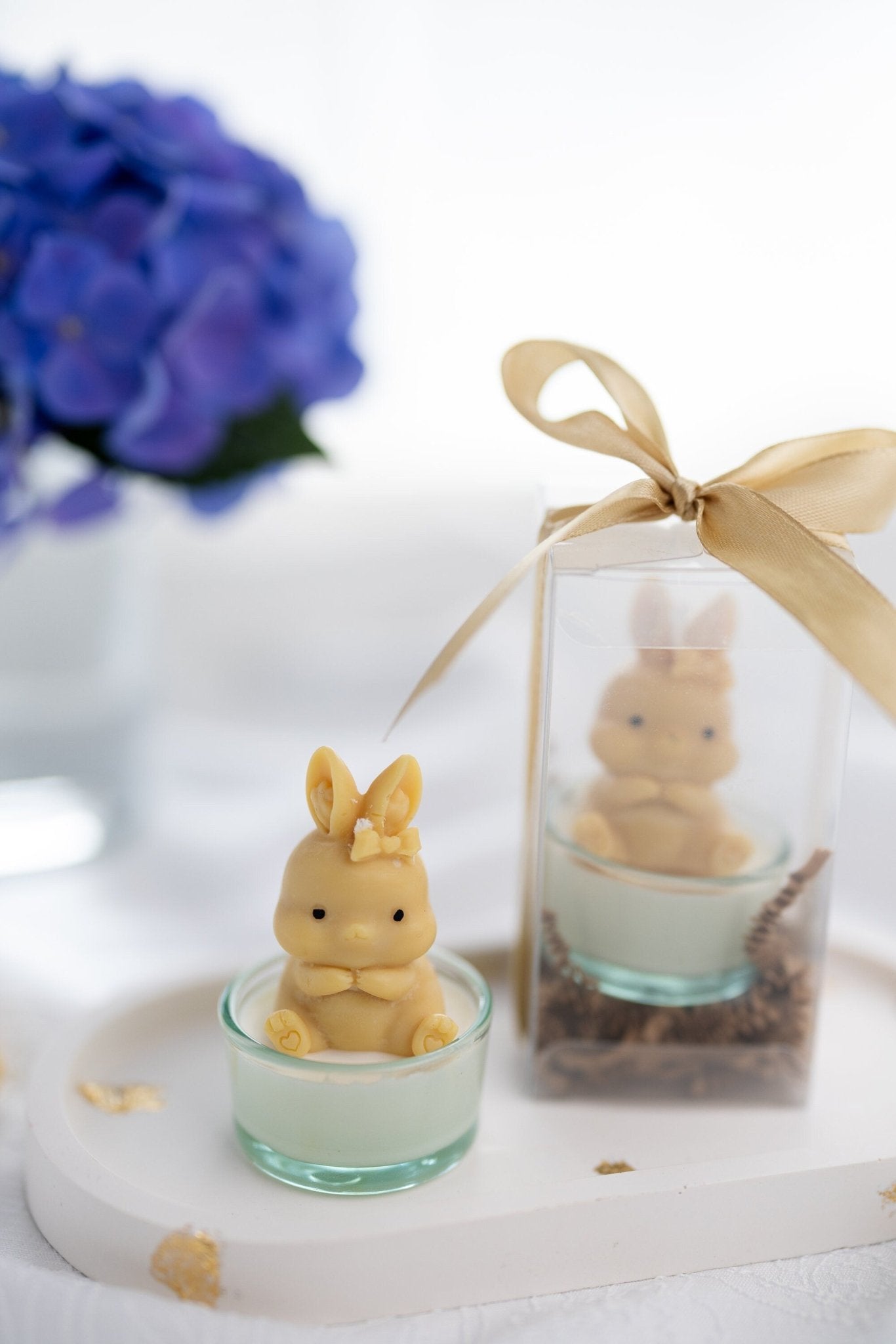 Mini Cute Bunny Candle Favors , Perfect for Easter Parties , Mimi Bunny Candles for Baby Showers & Birthdays