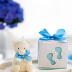 Personalized Candle Tag Gift – Cute Teddy Bear Candle, Baby Shower & Event Favors, Party Gift Box - MY Sunshine Candless