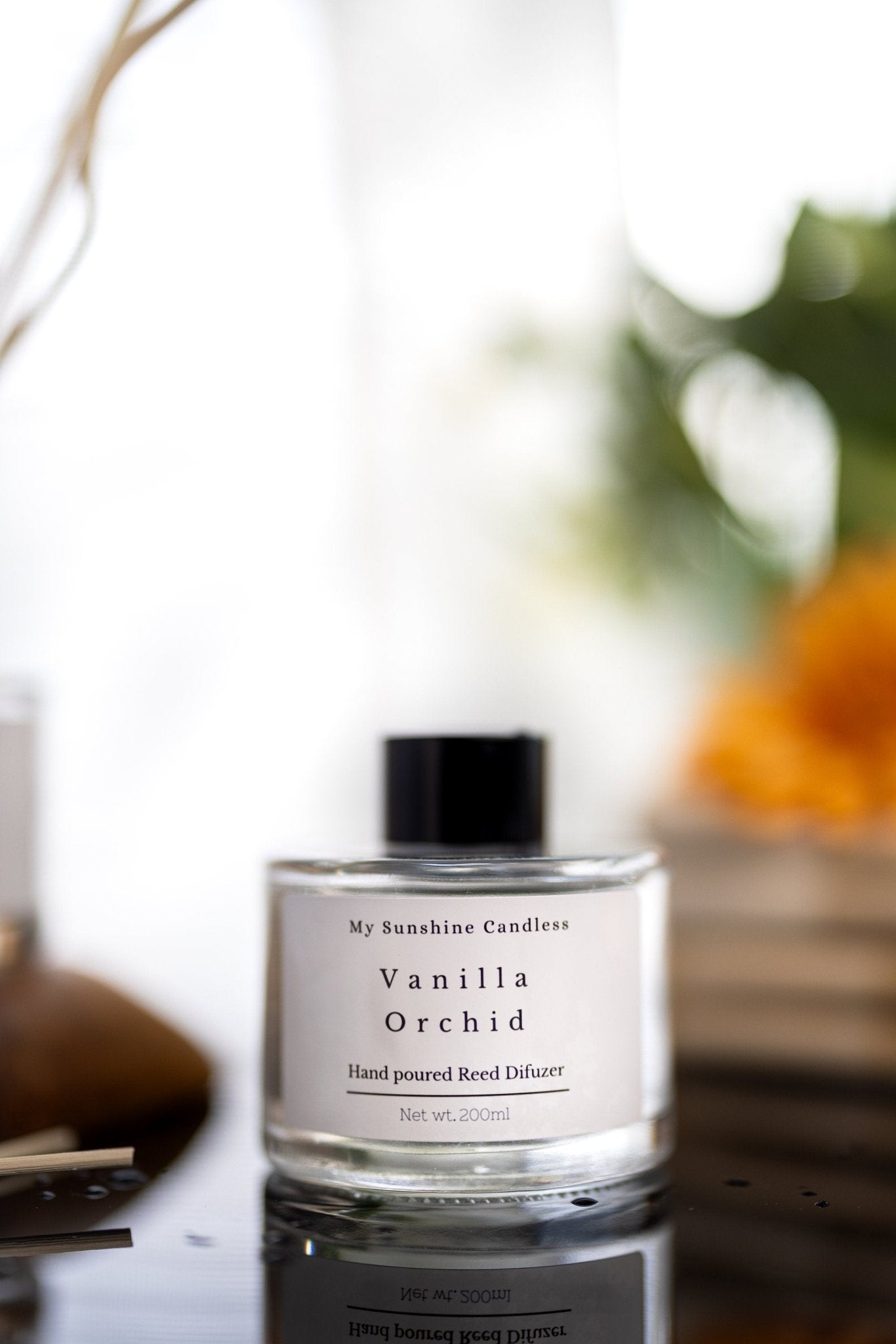 REED DIFFUSER Bottle With Sticks/Diffuser Oil Set/Home Fragrance/Decor/ Over 40 Fragrances to Choose From/Handmade