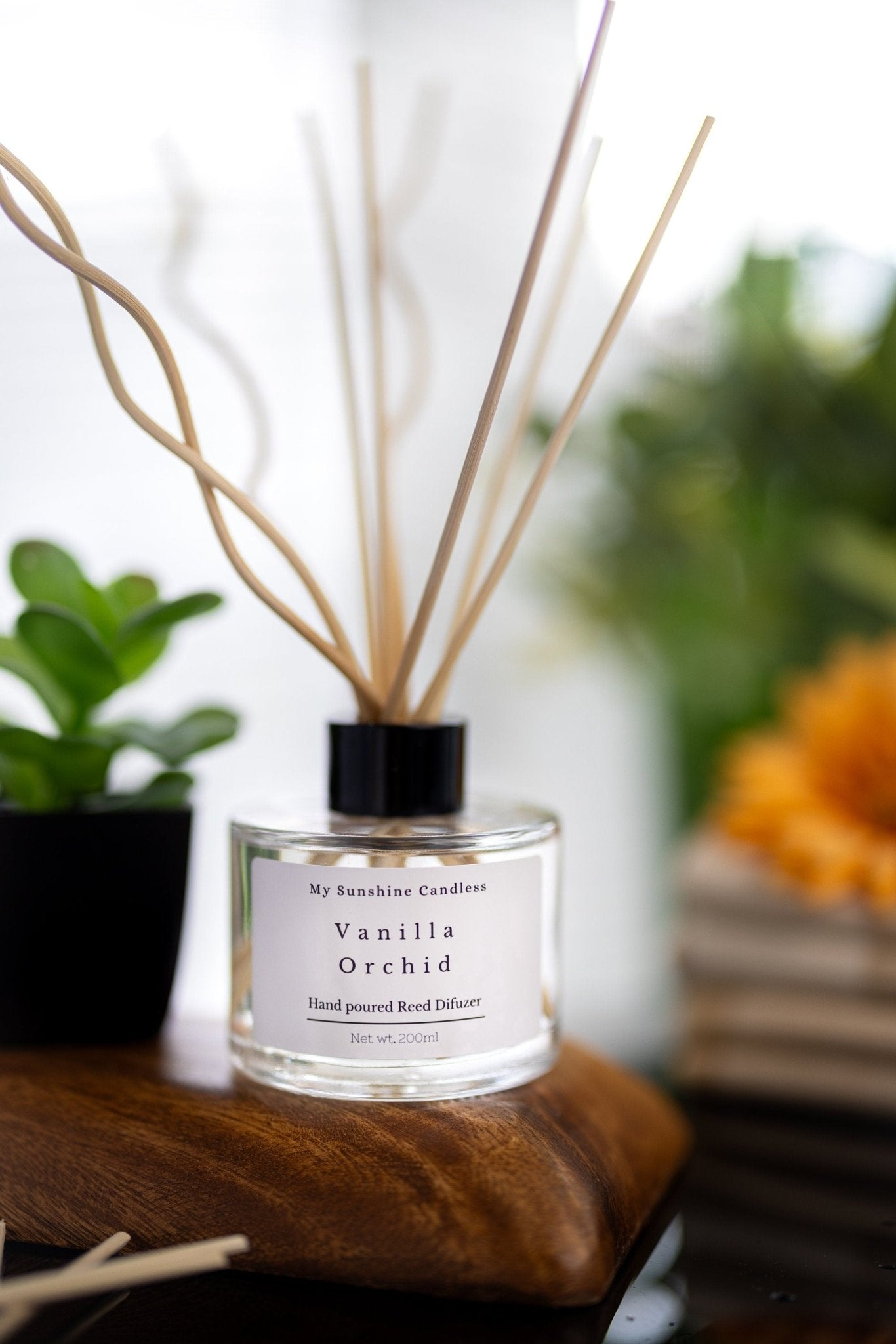 REED DIFFUSER Bottle With Sticks/Diffuser Oil Set/Home Fragrance/Decor/ Over 40 Fragrances to Choose From/Handmade