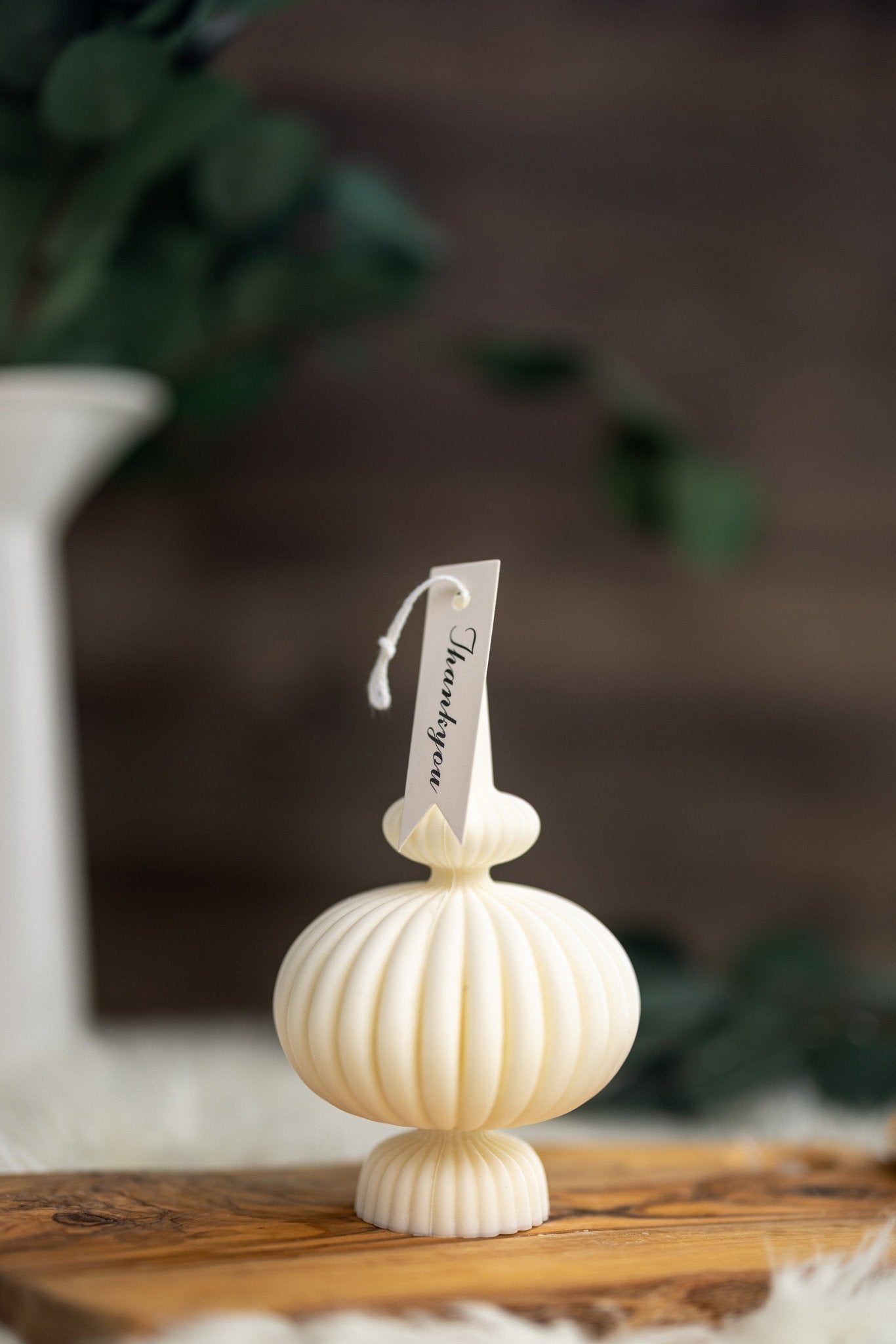 Vase Shaped Sculptural Candle/Tapper Candle /Unique Candle /Handmade with natural real soy wax