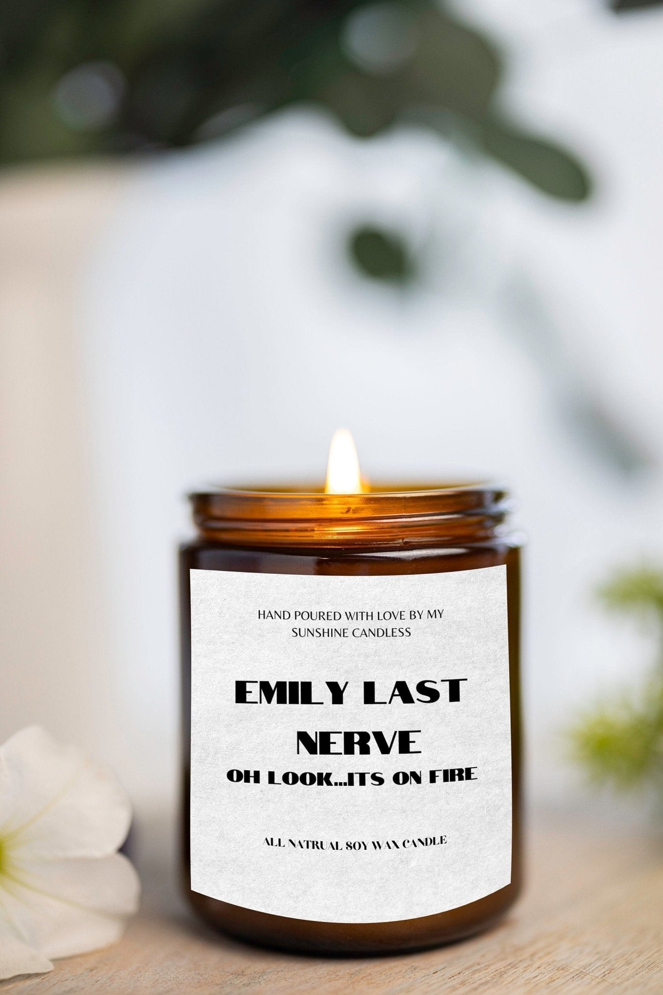 Personalized Last Nerve Candle/Funny Candle/Custom Name Candle Gift/Last Nerve Gift/Mom Gift/BFF Gift/Gift got Him