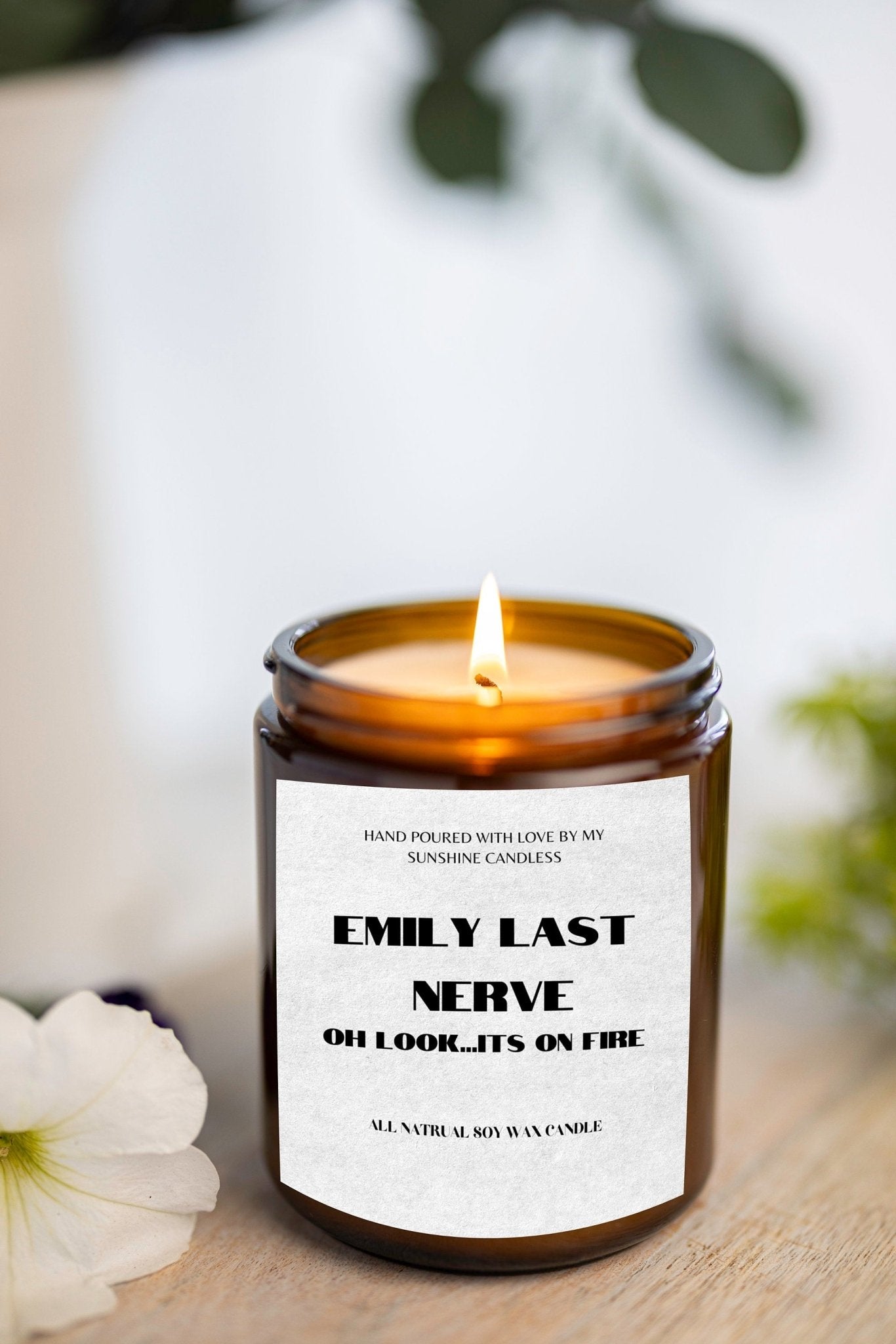 Personalized Last Nerve Candle/Funny Candle/Custom Name Candle Gift/Last Nerve Gift/Mom Gift/BFF Gift/Gift got Him