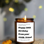 Personalized Friendship Gifts/Best Friend Gifts/Best Friend Birthday Gifts/Funny Candles/Funny Birthday Card