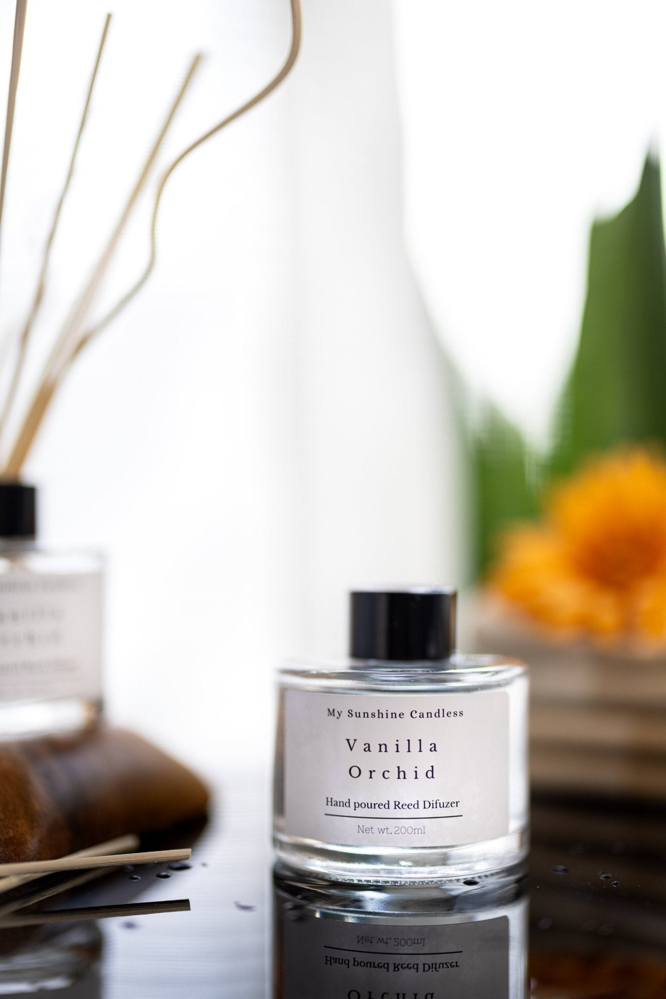 REED DIFFUSER Bottle With Sticks/Diffuser Oil Set/Home Fragrance/Decor/ Over 40 Fragrances to Choose From/Handmade