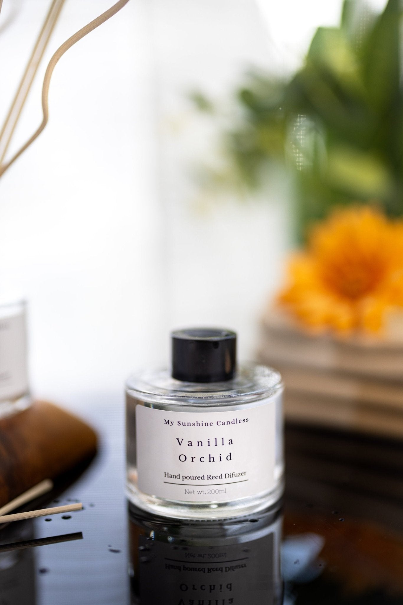 REED DIFFUSER Bottle With Sticks/Diffuser Oil Set/Home Fragrance/Decor/ Over 40 Fragrances to Choose From/Handmade