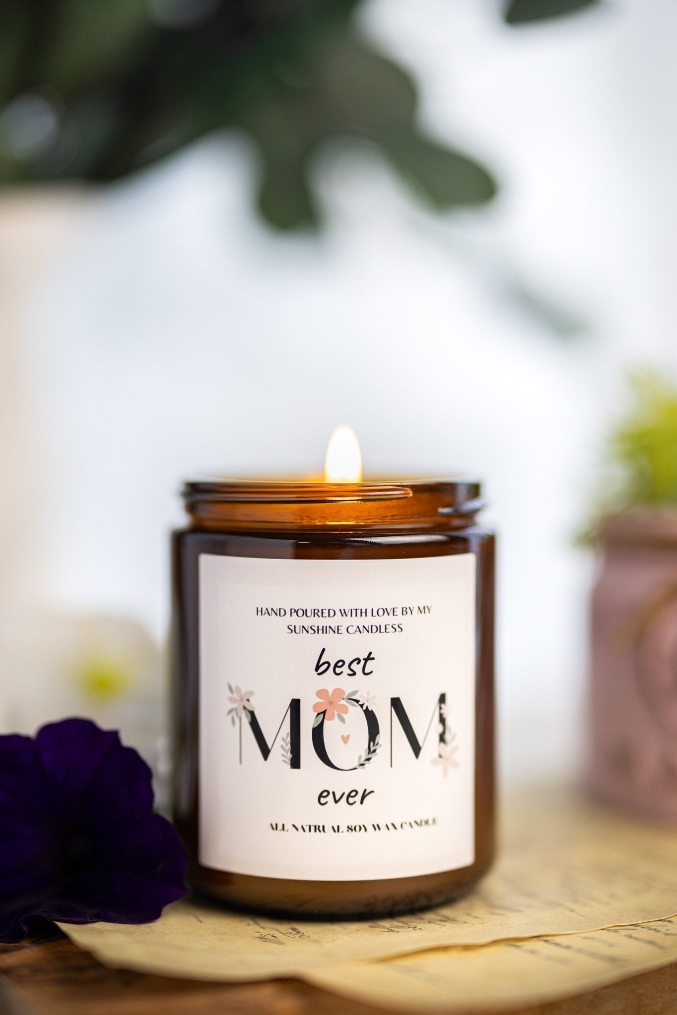 Best Mom Ever/Over 40 Scents/Mom Gift from Daughter/Mother's Day Gift/Funny gift for Mom/Scented Soy Candle/Gift for Mom/Mothers Day Candle