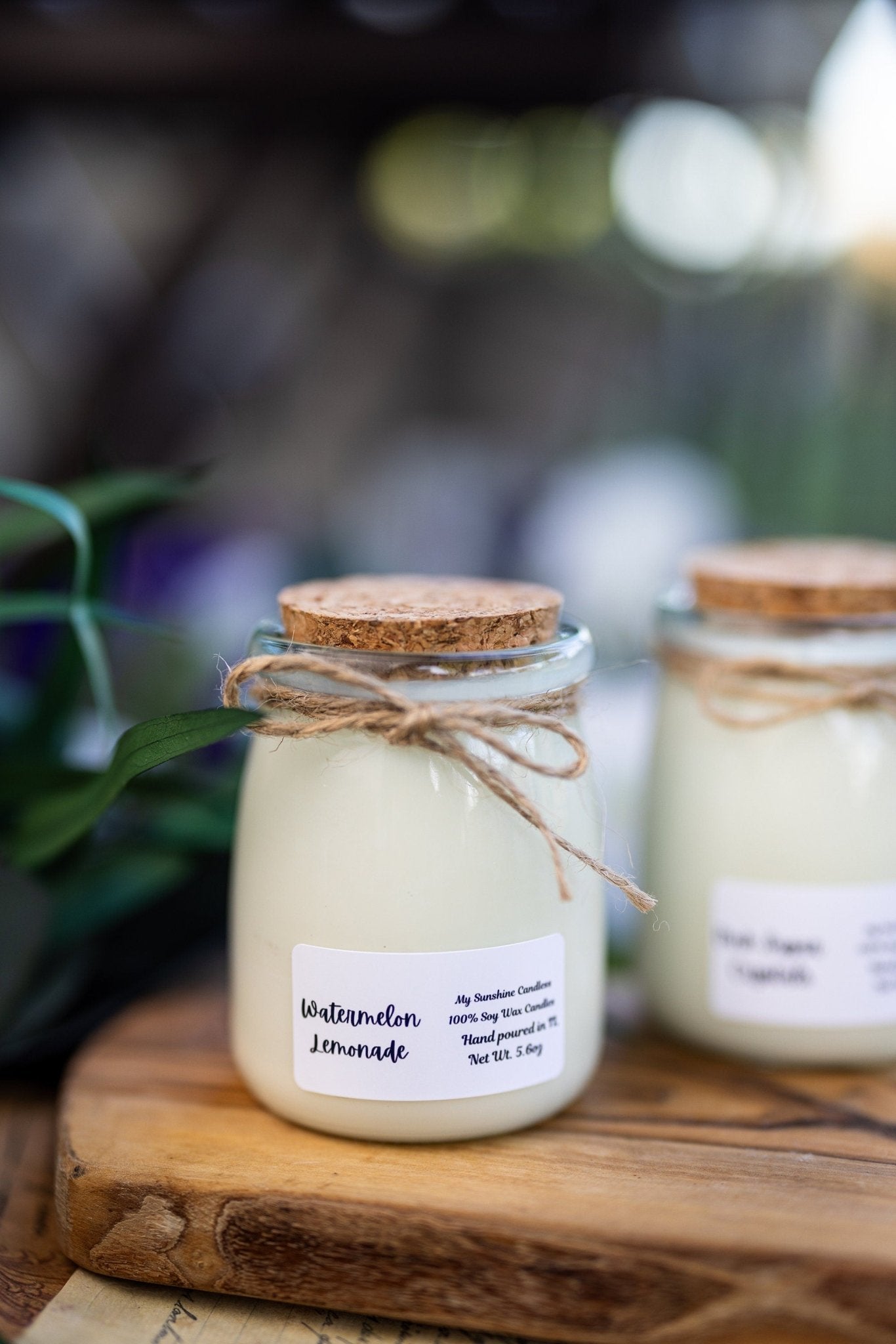 100% All Natural Soy Wax Candles/Hand poured with Love