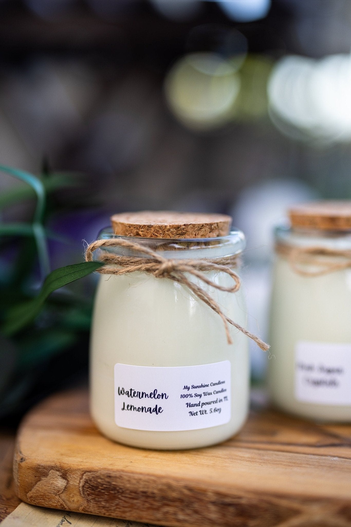 100% All Natural Soy Wax Candles/Hand poured with Love