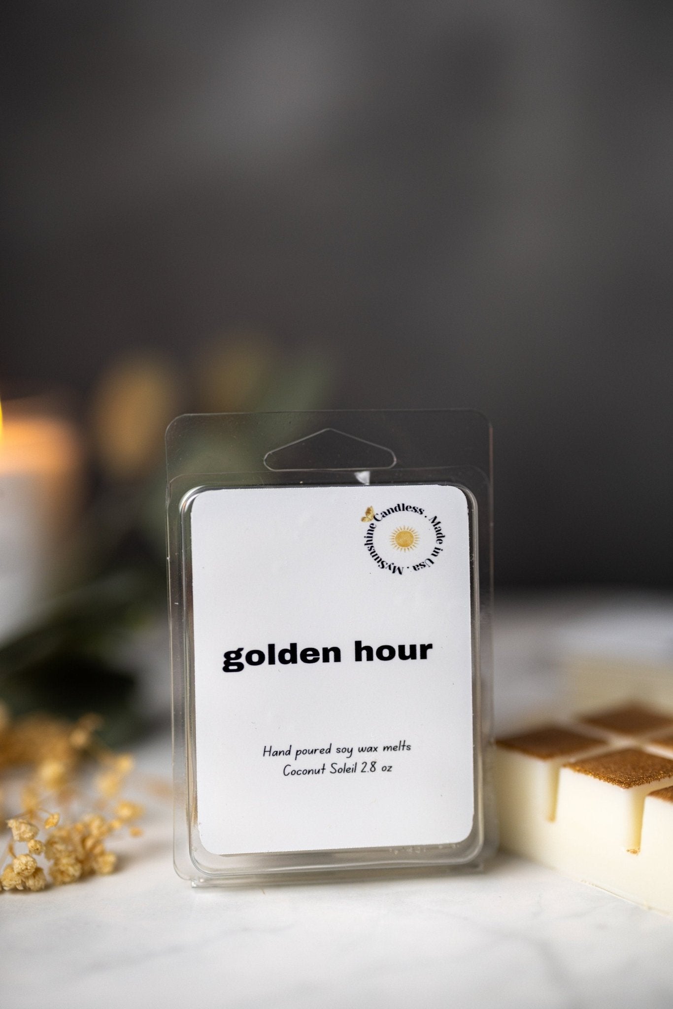 High Scented Soy Wax MELT/Golden Hour Collection