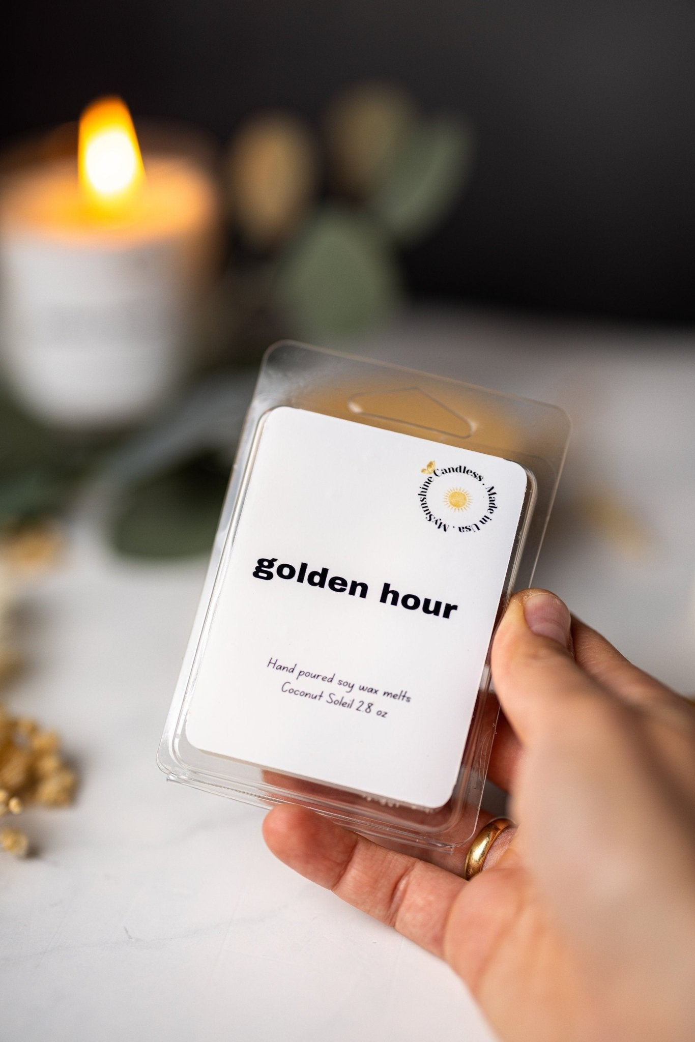 High Scented Soy Wax MELT/Golden Hour Collection