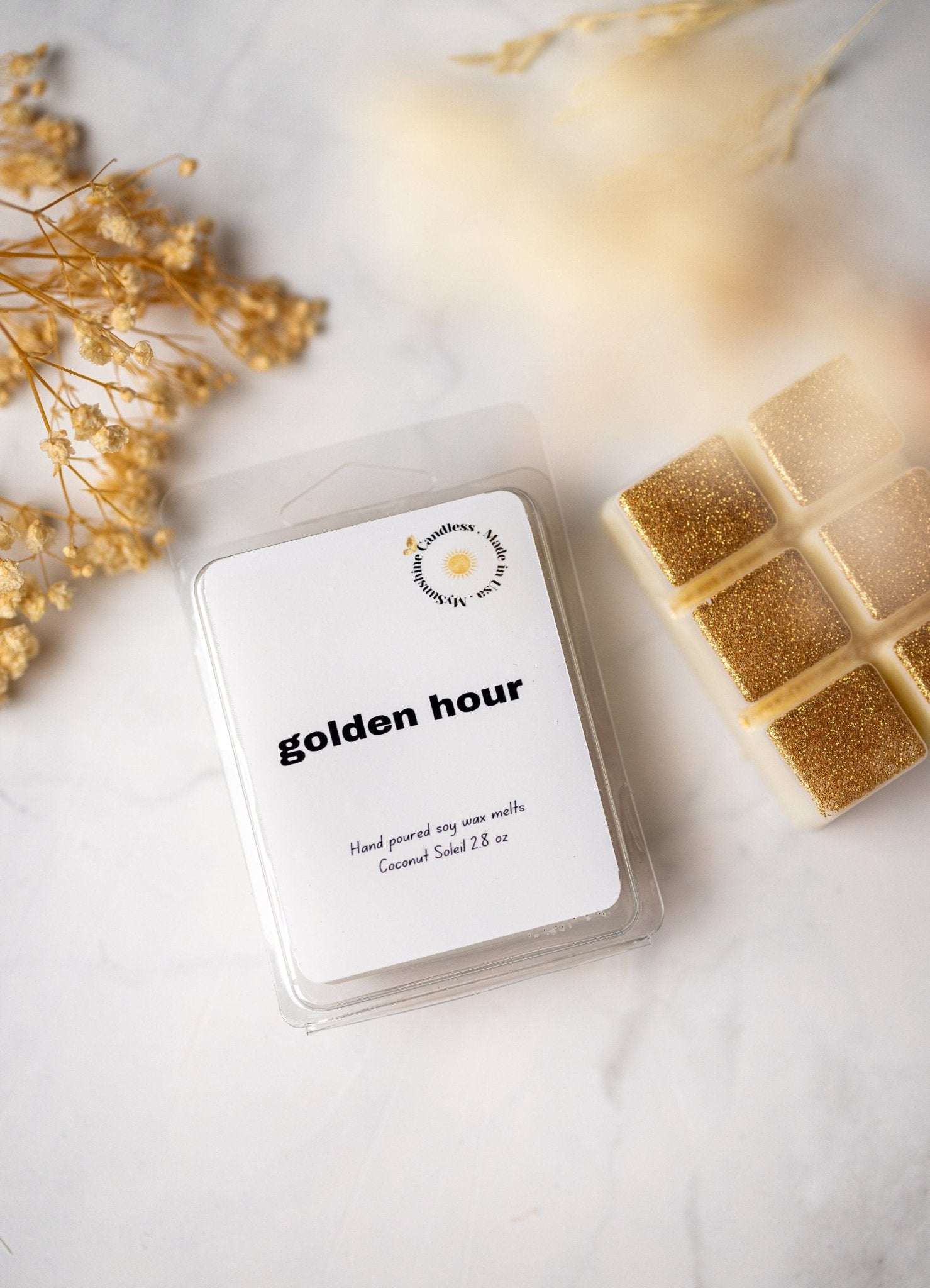High Scented Soy Wax MELT/Golden Hour Collection