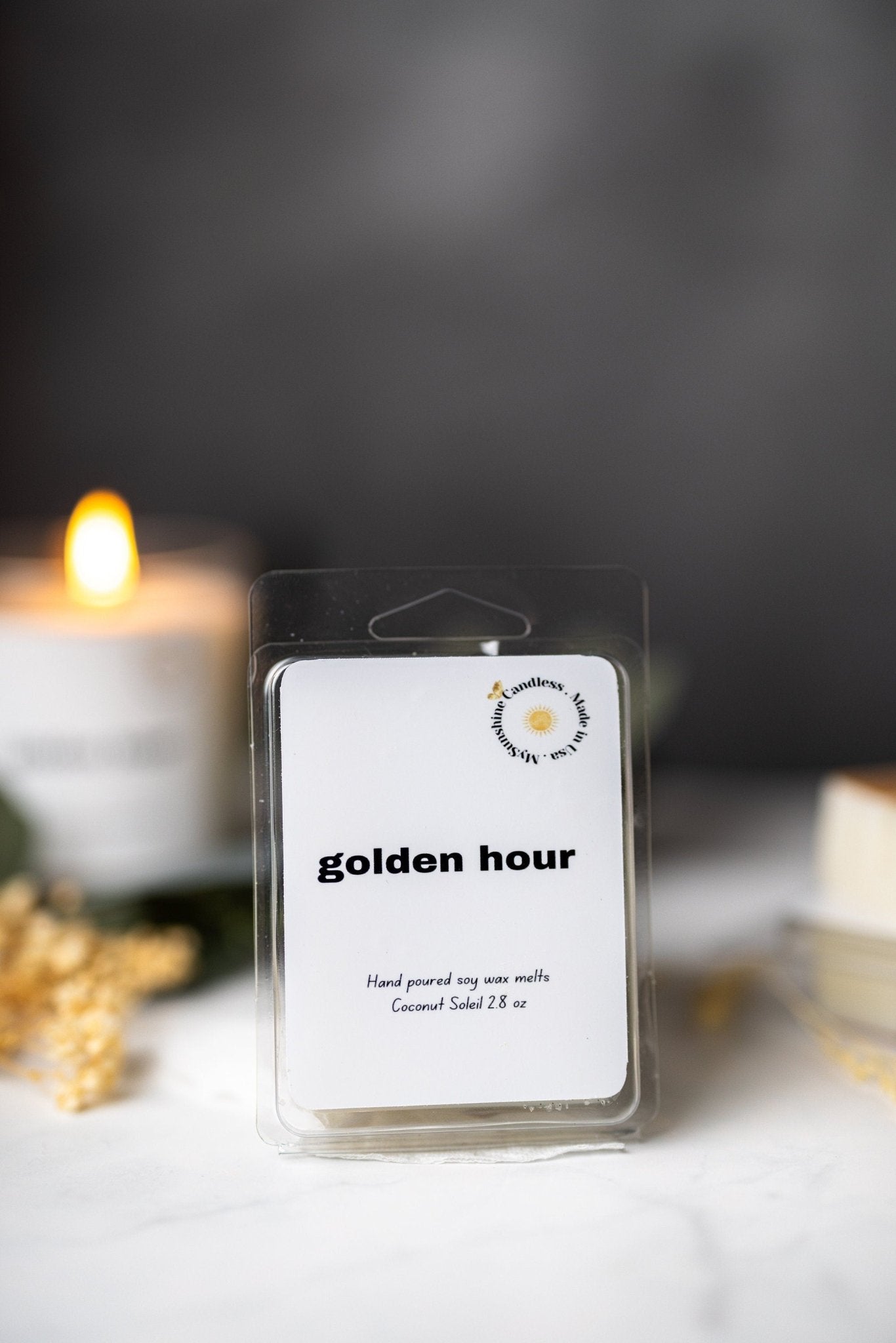 High Scented Soy Wax MELT/Golden Hour Collection