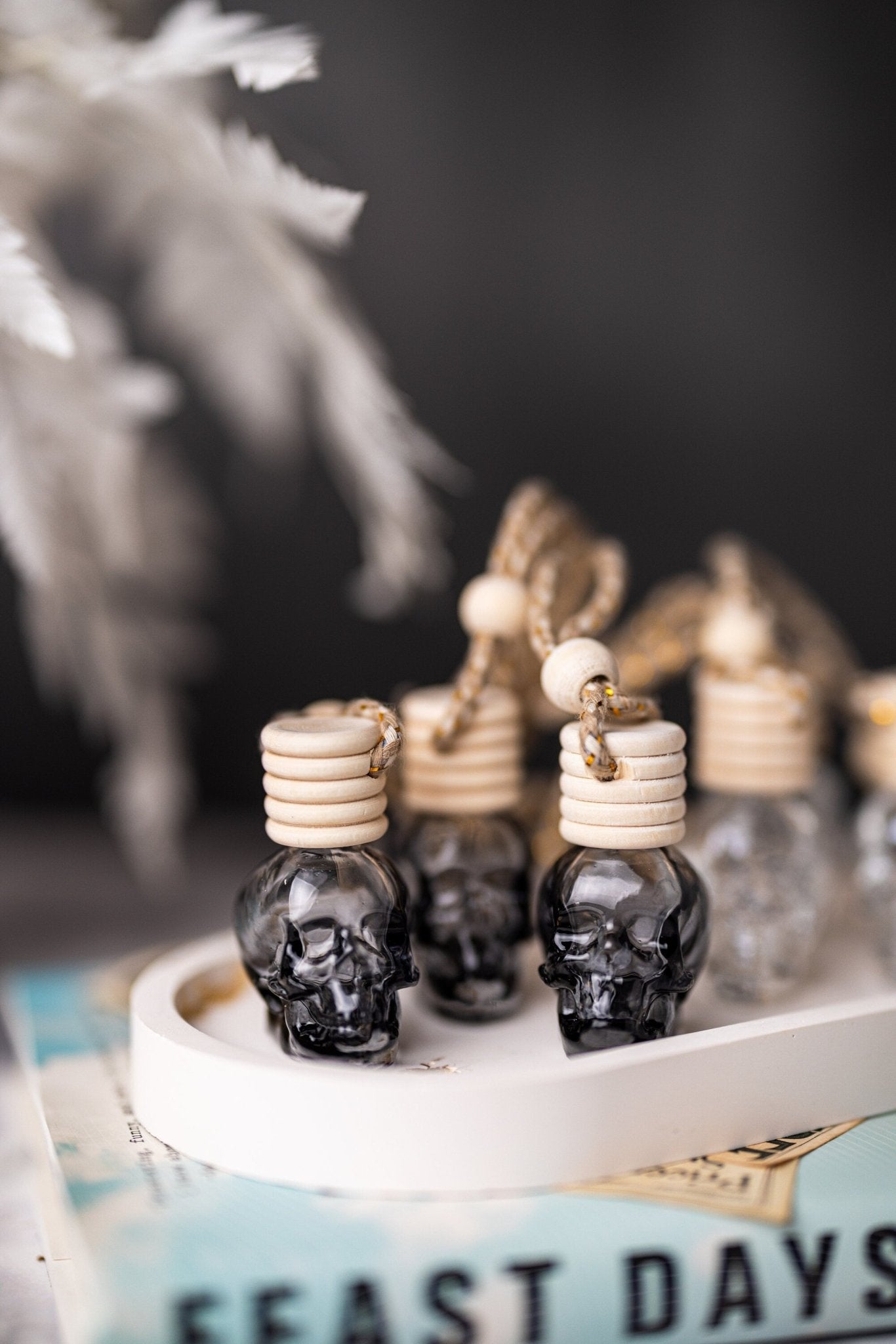 Skull Car Diffuser/Car Freshner Spring Summer Hanging Air Car Diffuser Oil/Luxury