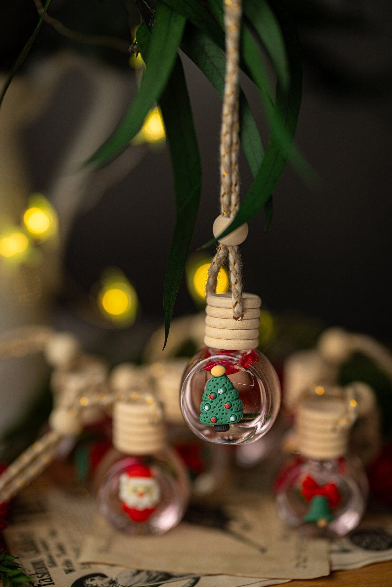 Beautiful Christmas Car Diffuser/Cure Air Freshener/Christmas Scents and more/ Car accessories for women /Luxury