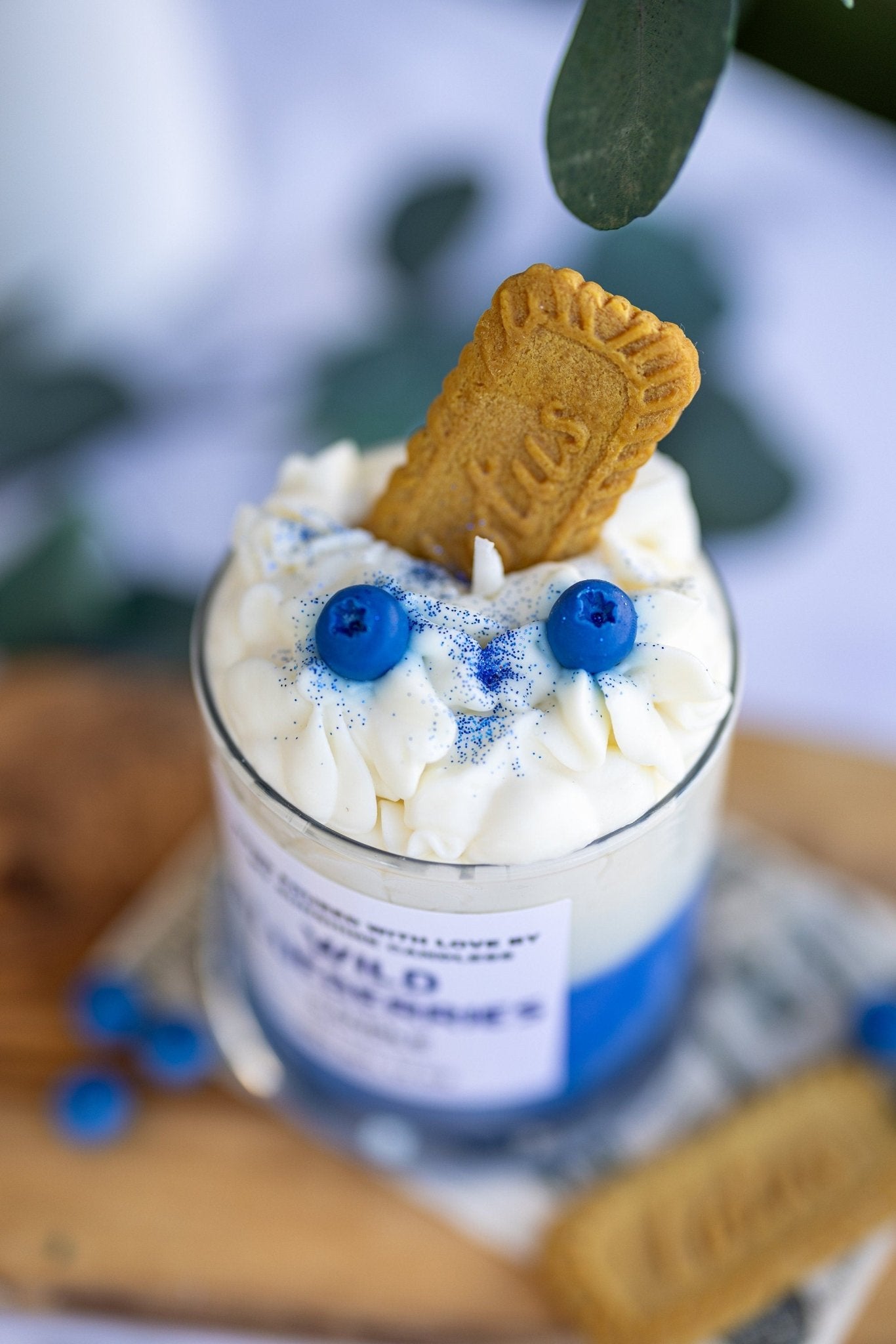 Wild Blueberry Dessert Candle/Blueberry Cheescake Dessert Candle/12oz & 8oz