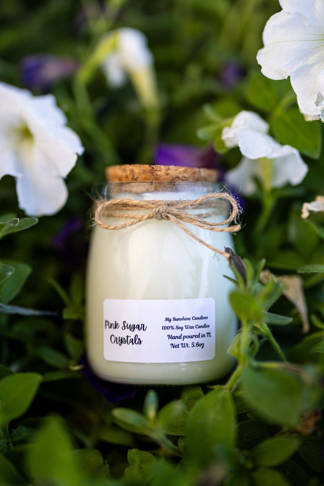 100% All Natural Soy Wax Candles/Hand poured with Love