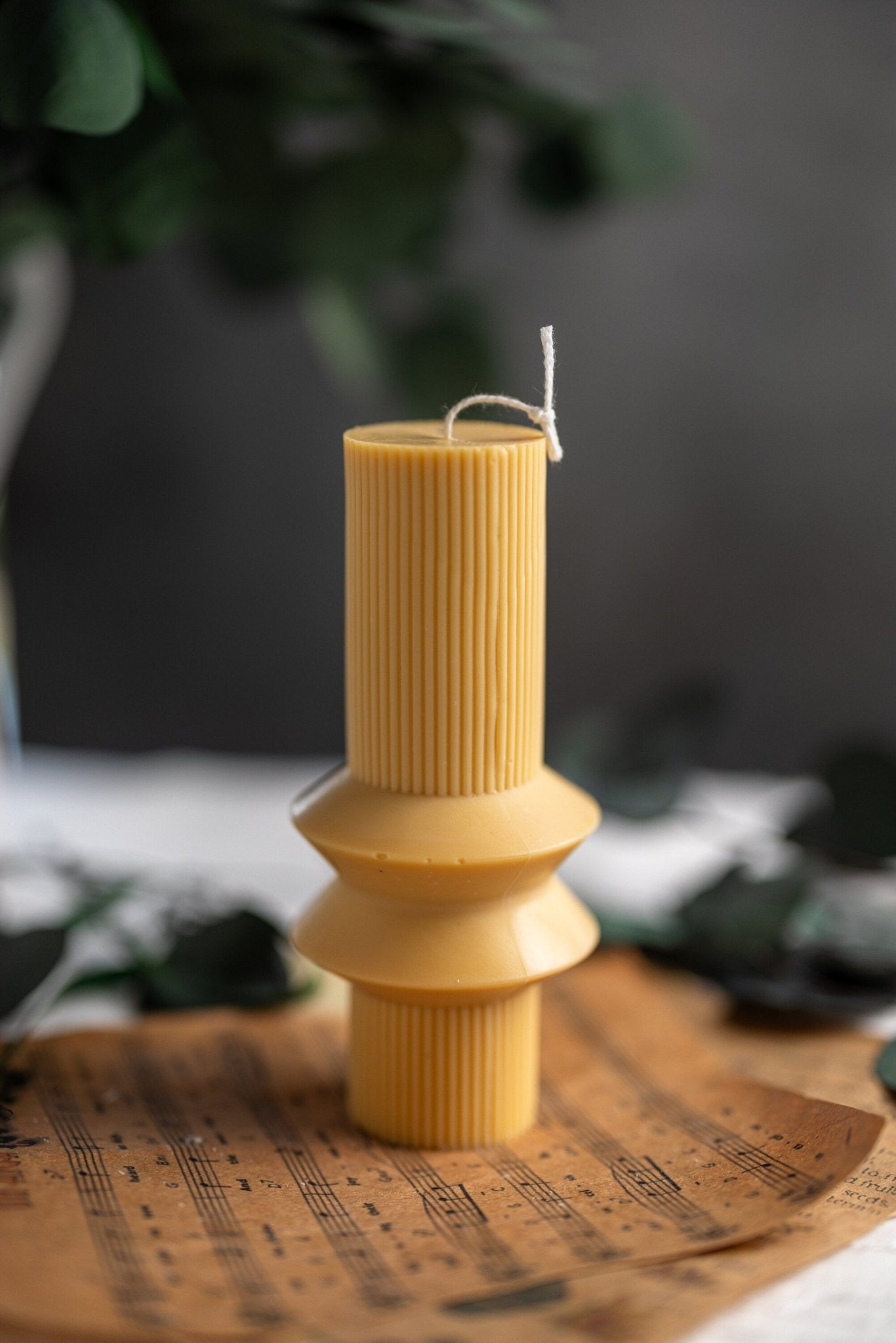 Unique Pillar Candle/ Handmade Soy wax /For Her /Wedding Favor Candle/Pillar Aesthetic Candle