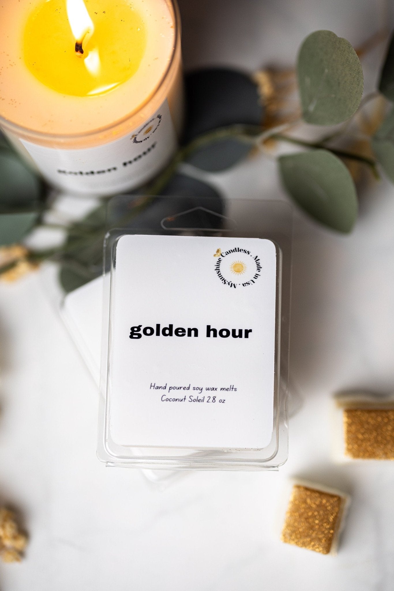 High Scented Soy Wax MELT/Golden Hour Collection