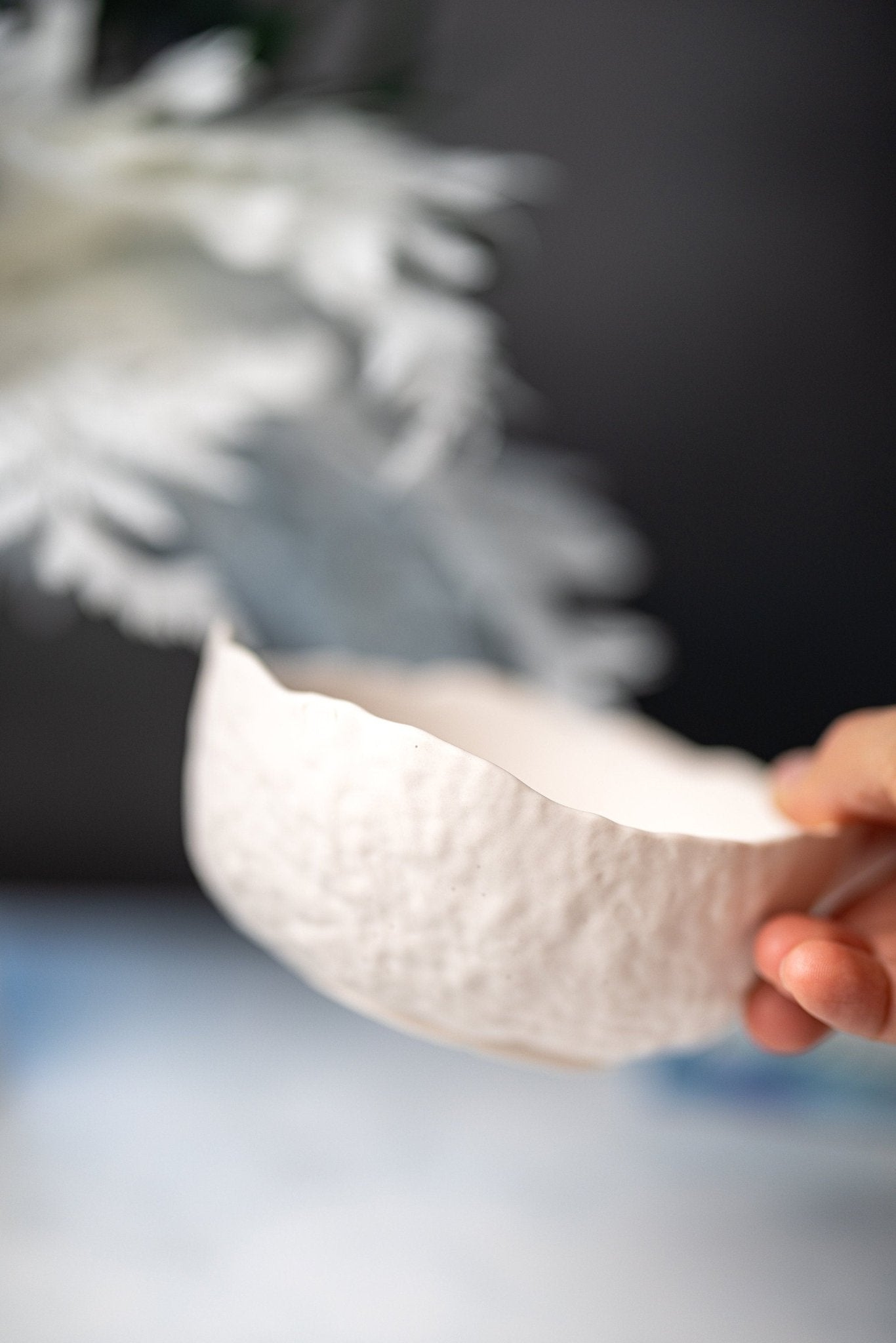 Jesmonite Bowl/ Jesmonite Plant Holder/Candle Holder/House Gift ,Fruit Bowl