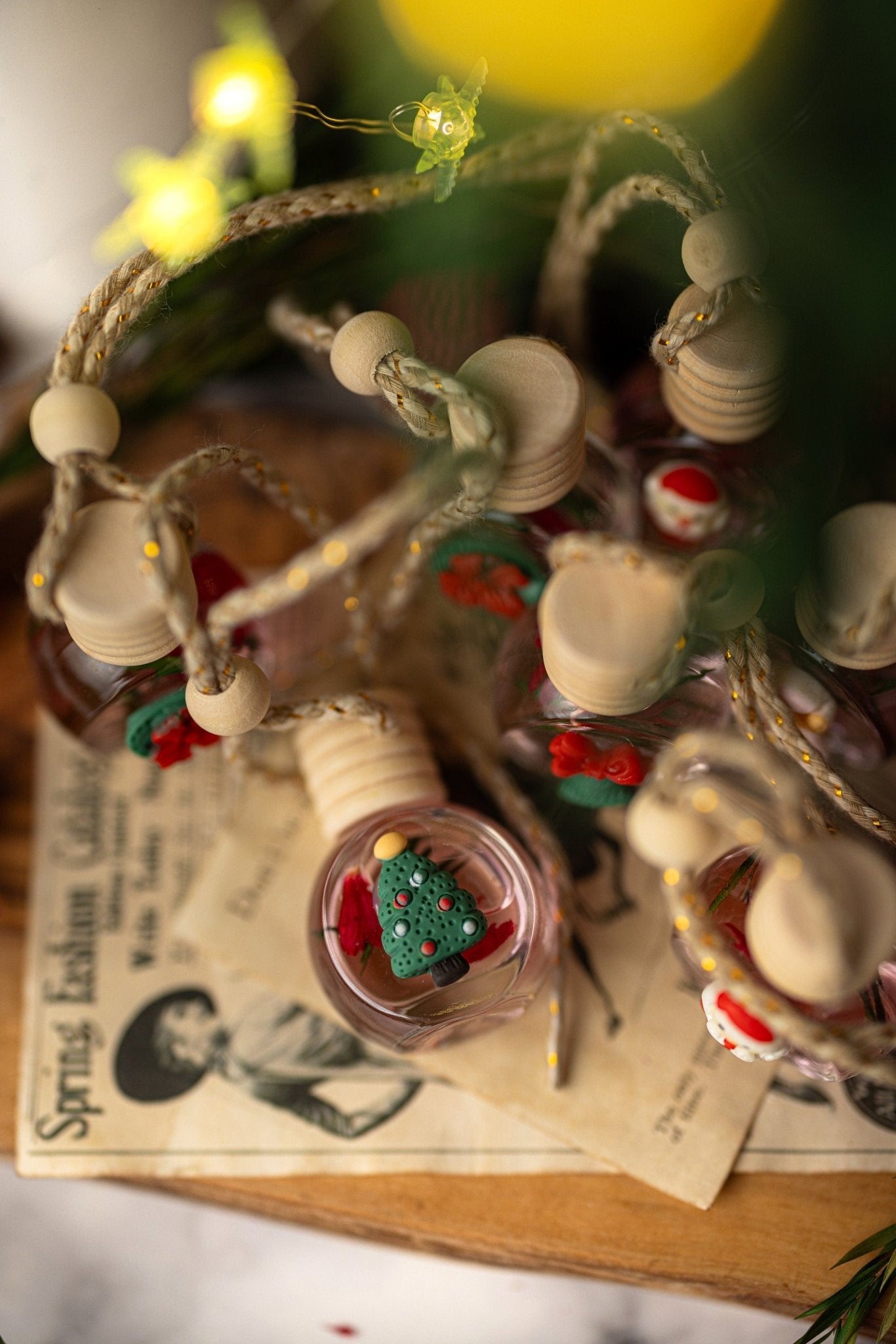 Beautiful Christmas Car Diffuser/Cure Air Freshener/Christmas Scents and more/ Car accessories for women /Luxury