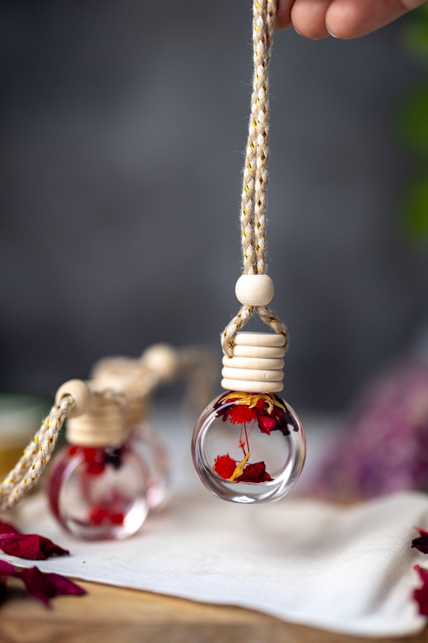 Beautiful Flowers&Crystals  Car Diffusers | Cute Car Diffuser| Car Accessories For Woman|Mother's Day