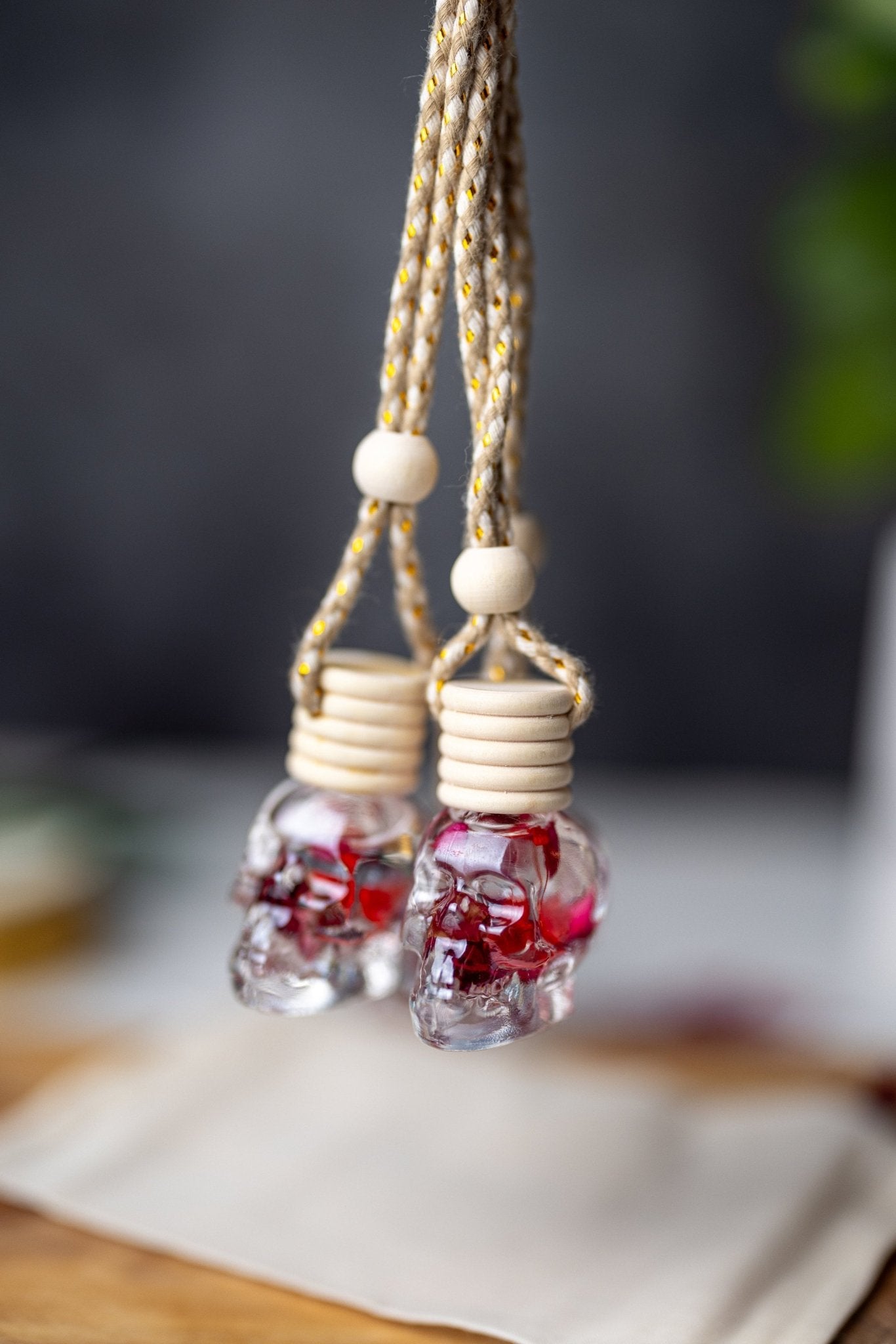 Skull Car Diffuser|Car Freshener Spring Summer,Winter Hanging Air Car Diffuser Oil/Luxury /Accessories for Woman Gifts