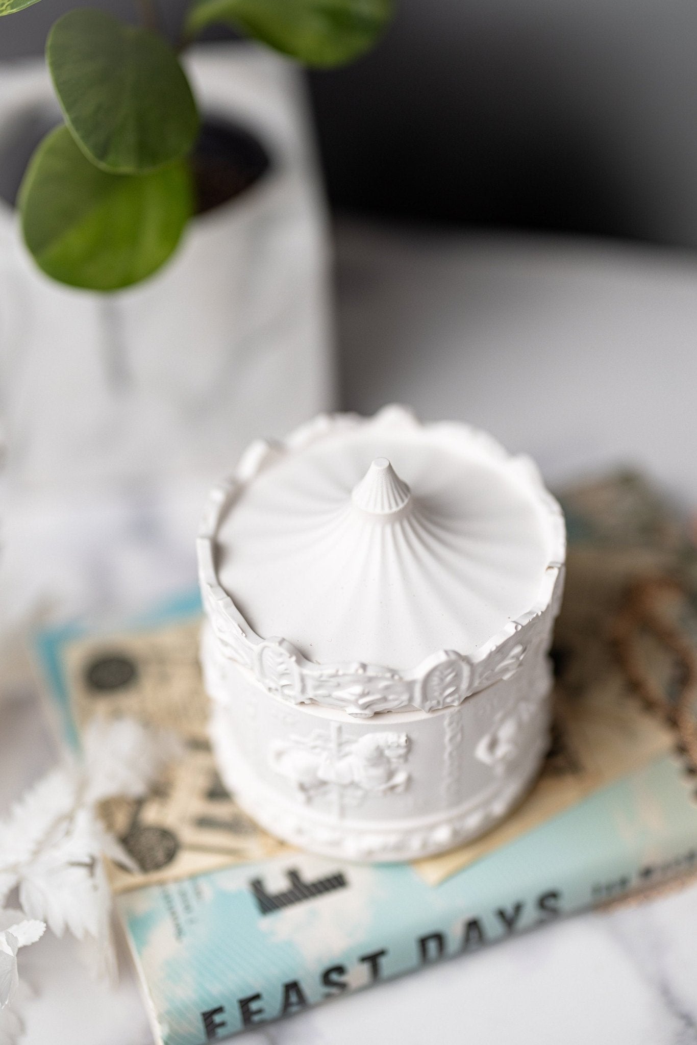 Carousel Trinket Box| Home Decor |Handmade Gift | Handmade Trinket | Trinket Box | Homemade | Mothers Day |Housewarming Gift | Birthday Gift