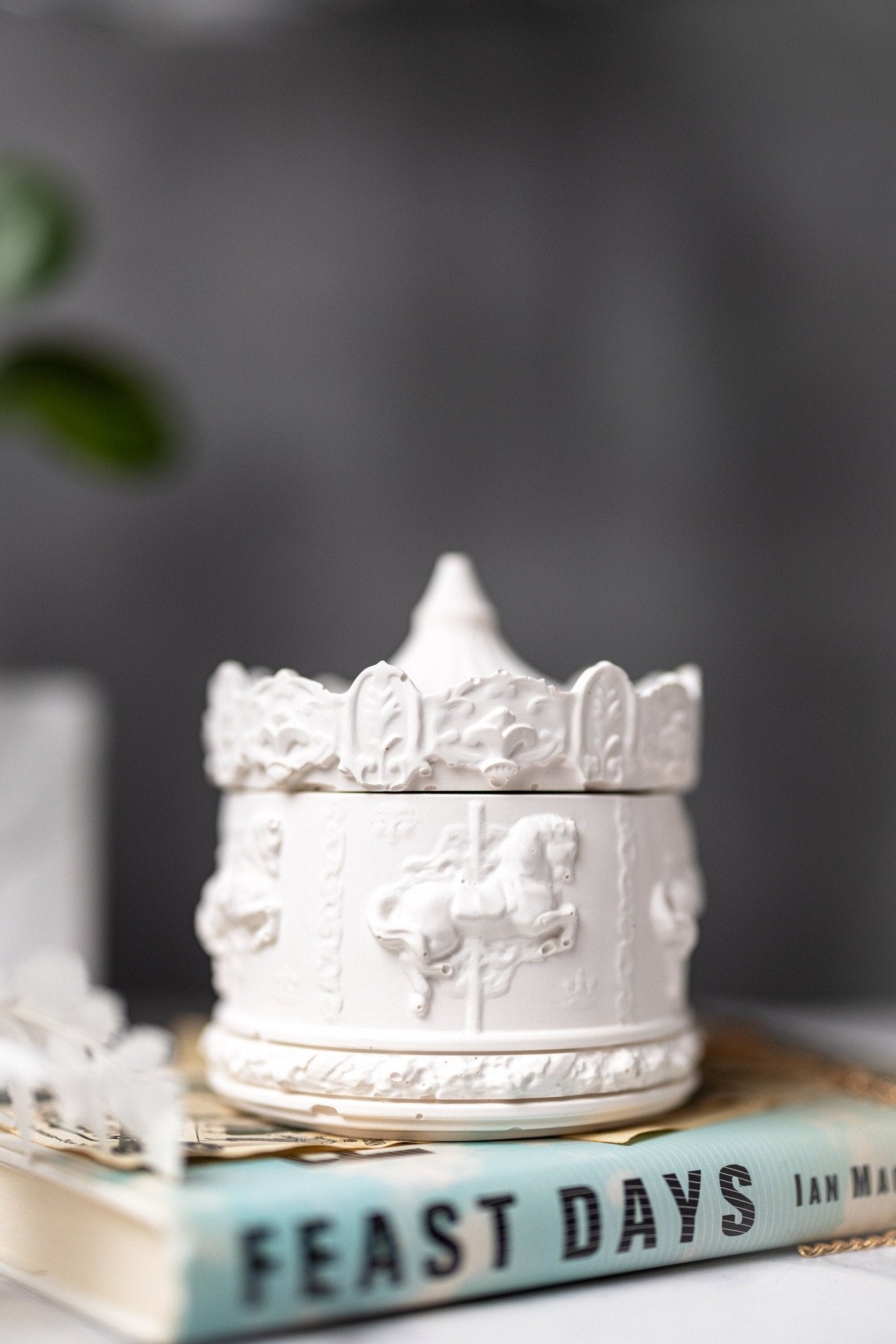 Carousel Trinket Box| Home Decor |Handmade Gift | Handmade Trinket | Trinket Box | Homemade | Mothers Day |Housewarming Gift | Birthday Gift