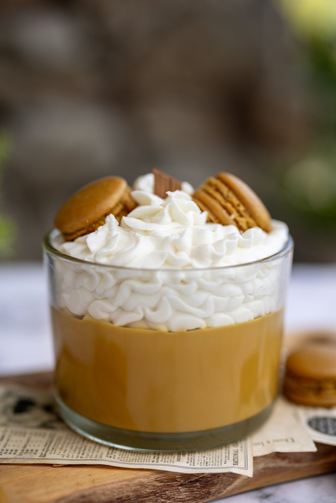 Espresso Scented Candle, Macaron Candle/Macaroons Candle/Whipped Candle/Dessert Candle/ Chocolate Candle/Gift for her/Macron Candle Soy Wax