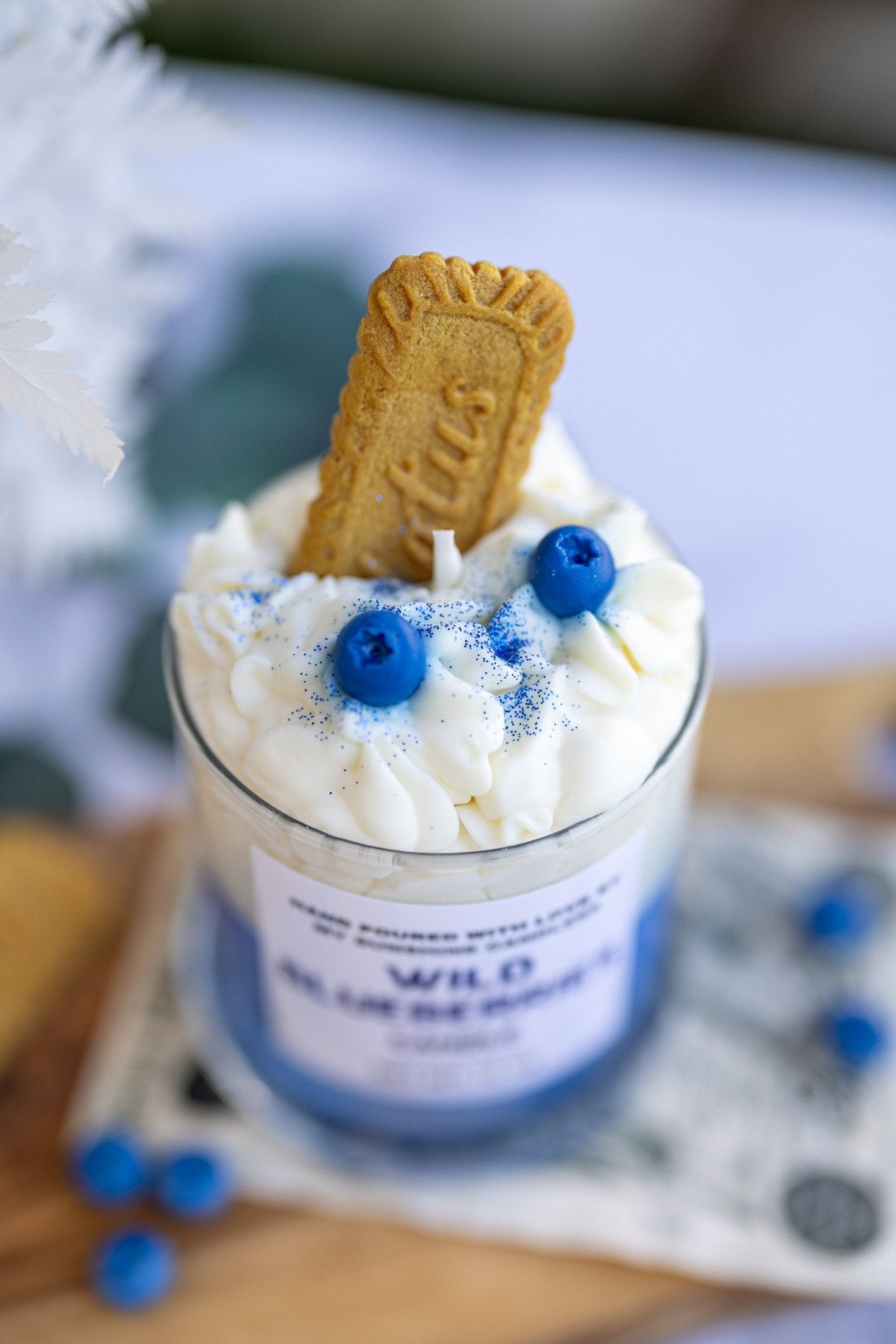 Wild Blueberry Dessert Candle/Blueberry Cheescake Dessert Candle/12oz & 8oz