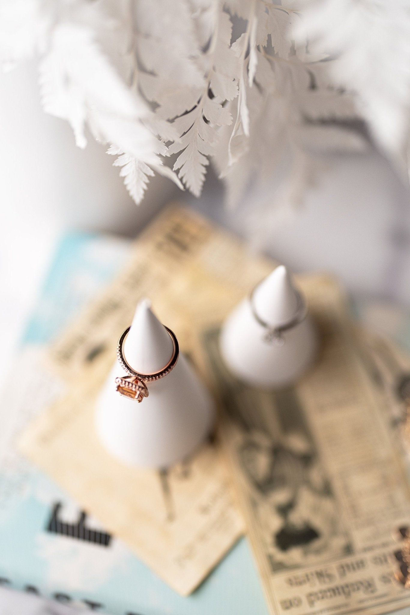 Genuine Ring Handmade Holder/Jesmonite Ring Holder Cone/ Perfect Gift